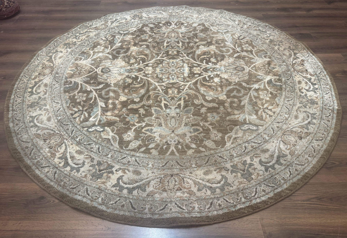 Round Karastan Rug 8x8 ft, Euphoria New Bridge Karastan Rug, Indo Mahal Design - Jewel Rugs, view 13