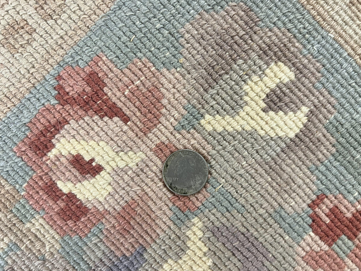 Chinese Carving Rug 8x10, Chinese Wool Carpet 8 x 10, Cream, 120 Line Rug, Vintage Handmade Art Deco Asian Oriental Rug, Aubusson Rug - Jewel Rugs, view 11