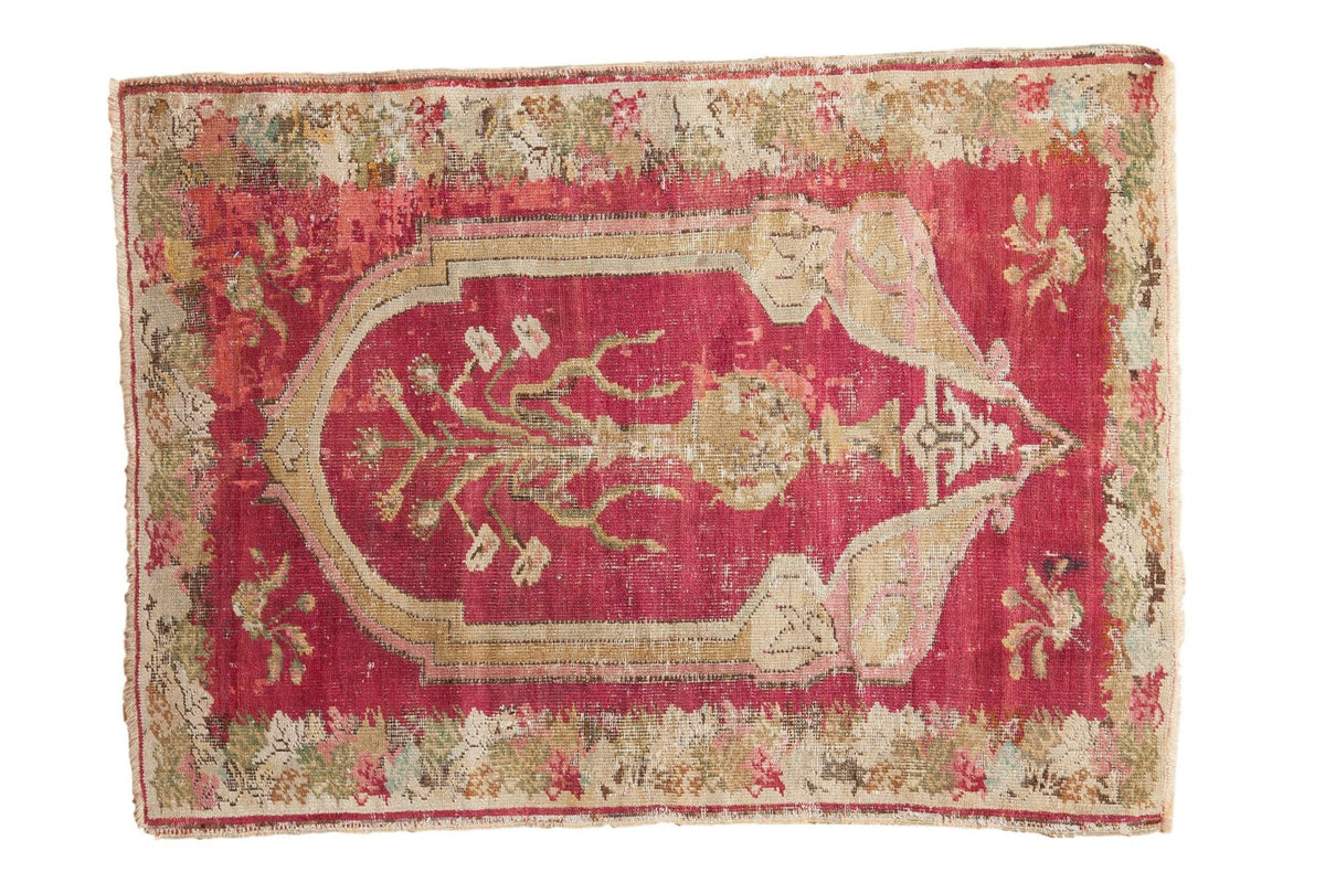 3.5x4.5 Antique Karabagh Square Rug