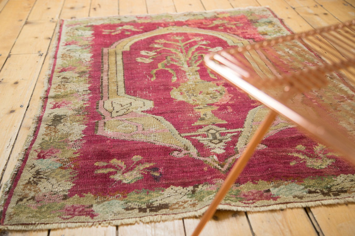 3.5x4.5 Antique Karabagh Square Rug