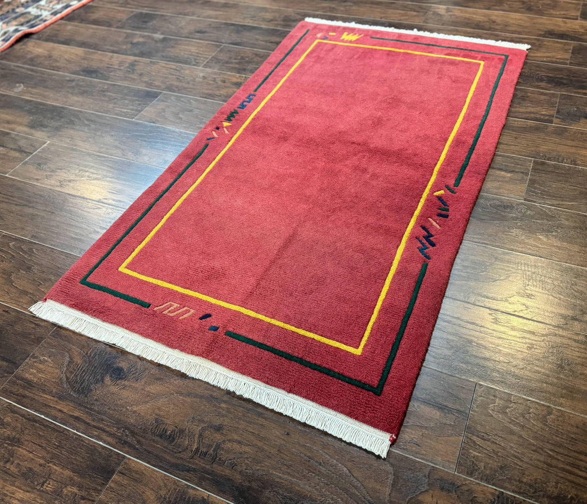 Indo Persian Gabbeh Rug 3x5, Red - Jewel Rugs, view 3