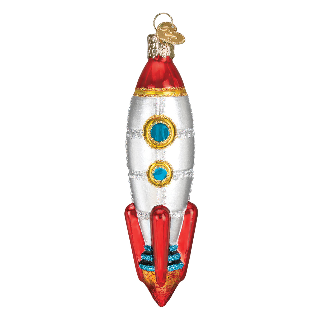 Toy Rocket Ship Ornament