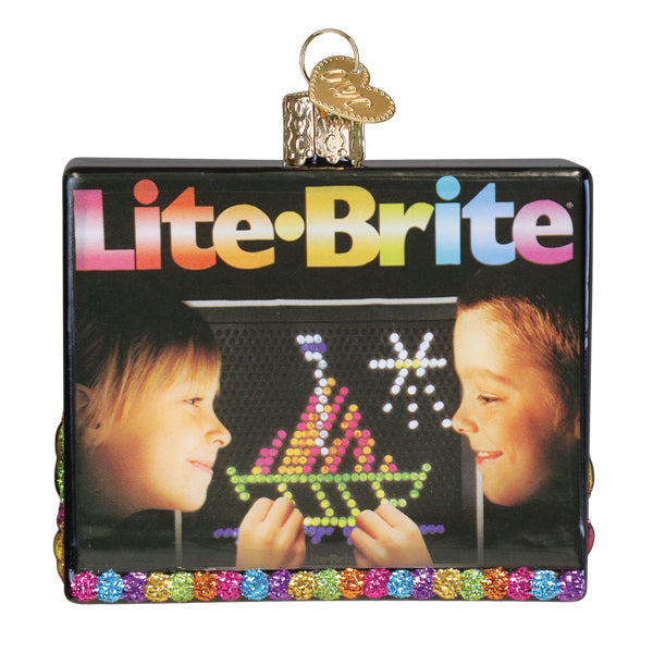 Lite Brite Box Ornament