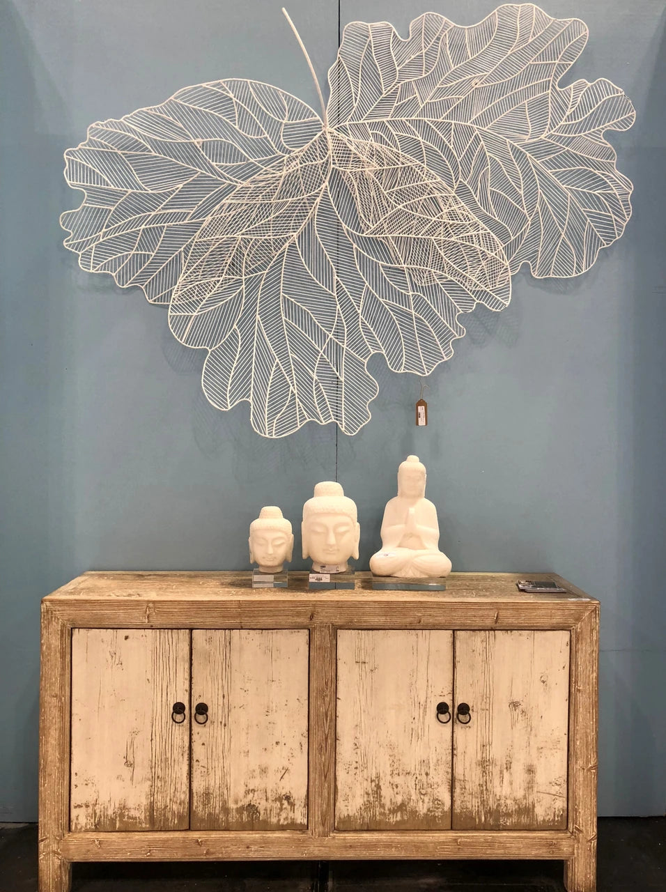 Two-Tone Buffet With Four Doors | Distressed Finish