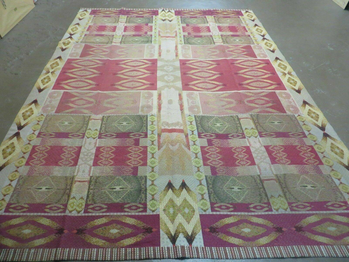 7' X 10' Michaelian & Kohlberg Handmade Aubusson Design Needlepoint Rug Rare - Jewel Rugs, view 2