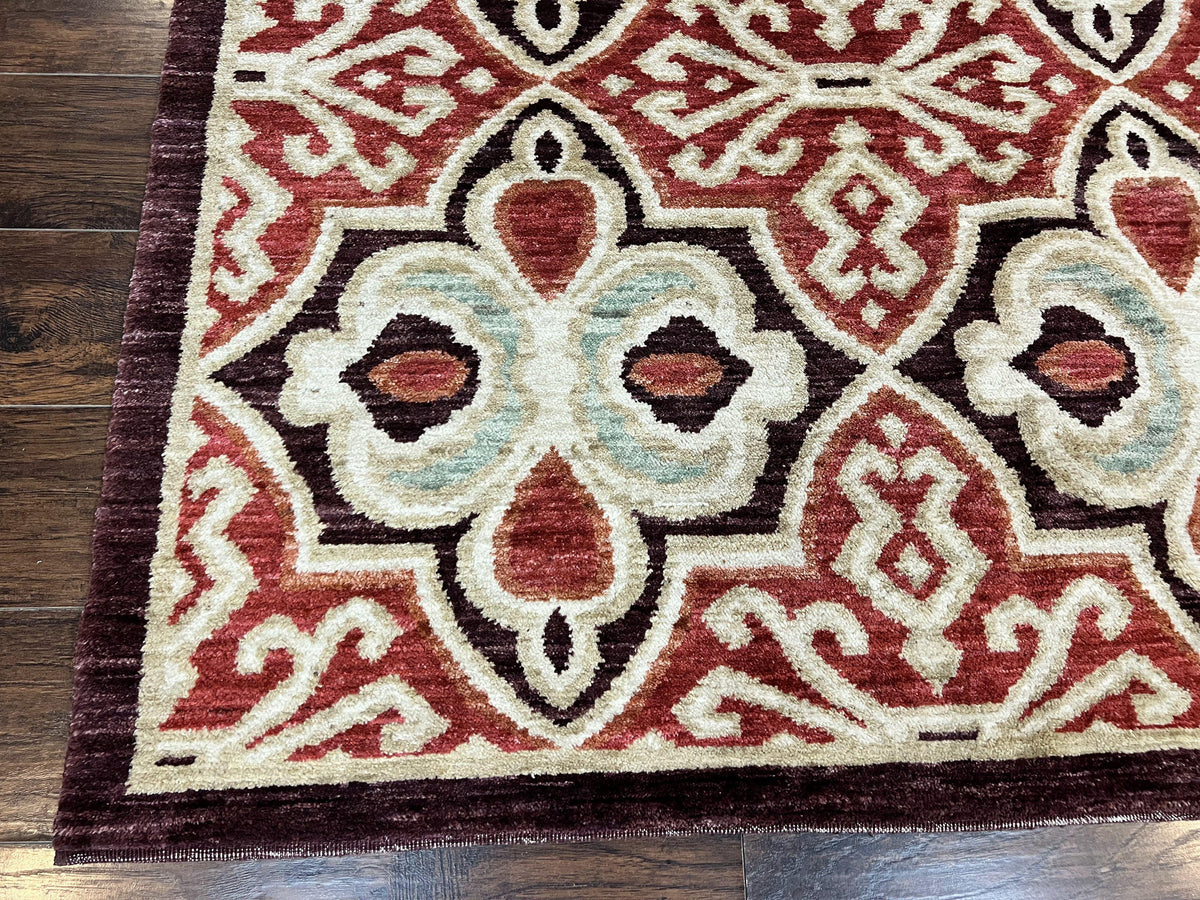 Portuguese Rug 9x12, Vintage Carpet, Handmade Wool Rug - Jewel Rugs, view 9
