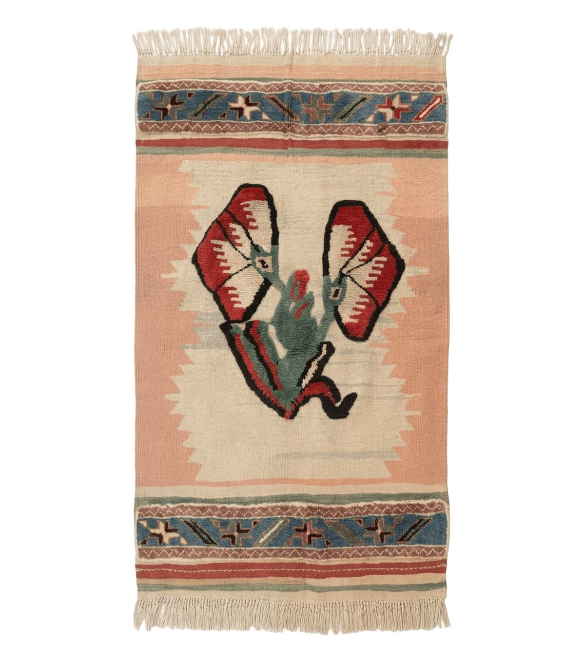 Turkish Kilim Rug 2.5 x 4.7, Flatweave Bohemian Blanket Rug, Wall Hanging Tapestry Rug - Jewel Rugs