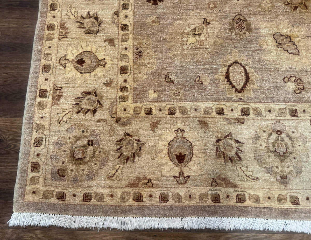 Pakistani Peshawar Rug 8x11, Indo Persian Mahal Carpet, Traditional Wool Oriental Rug - Jewel Rugs, view 9