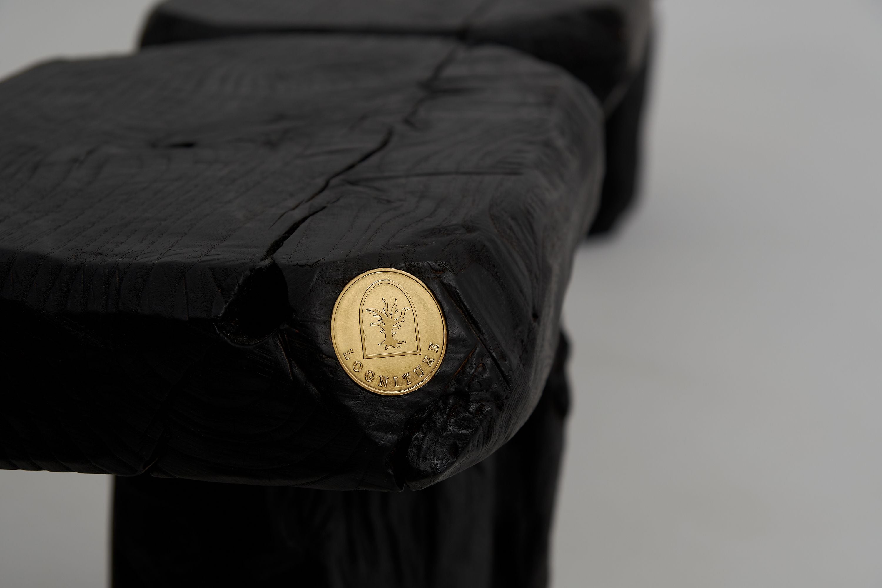Jownik - Charred Sculptural Wood Bench - image 7