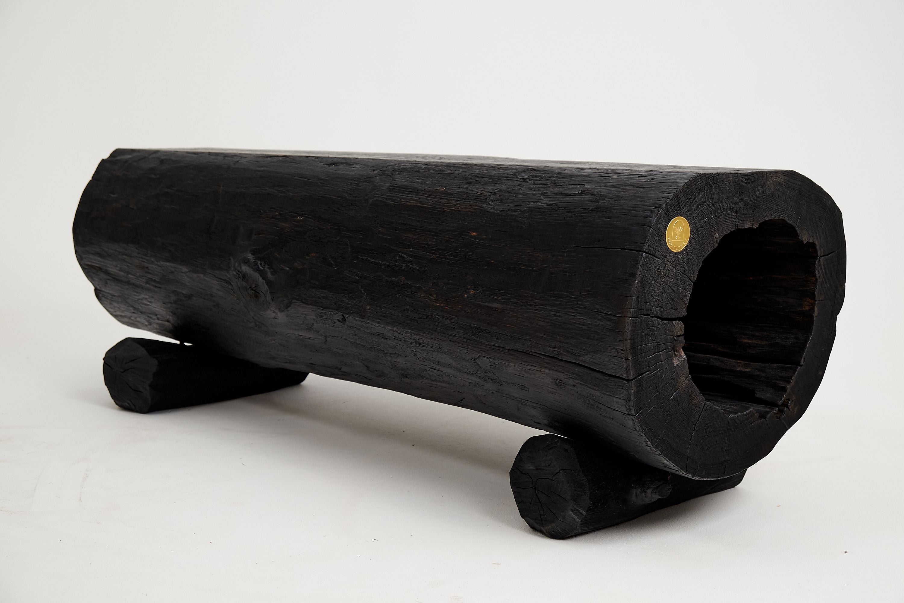 Jownik, Charred Hollow Log Bench â Primitive Form, Bold Presence - image 17