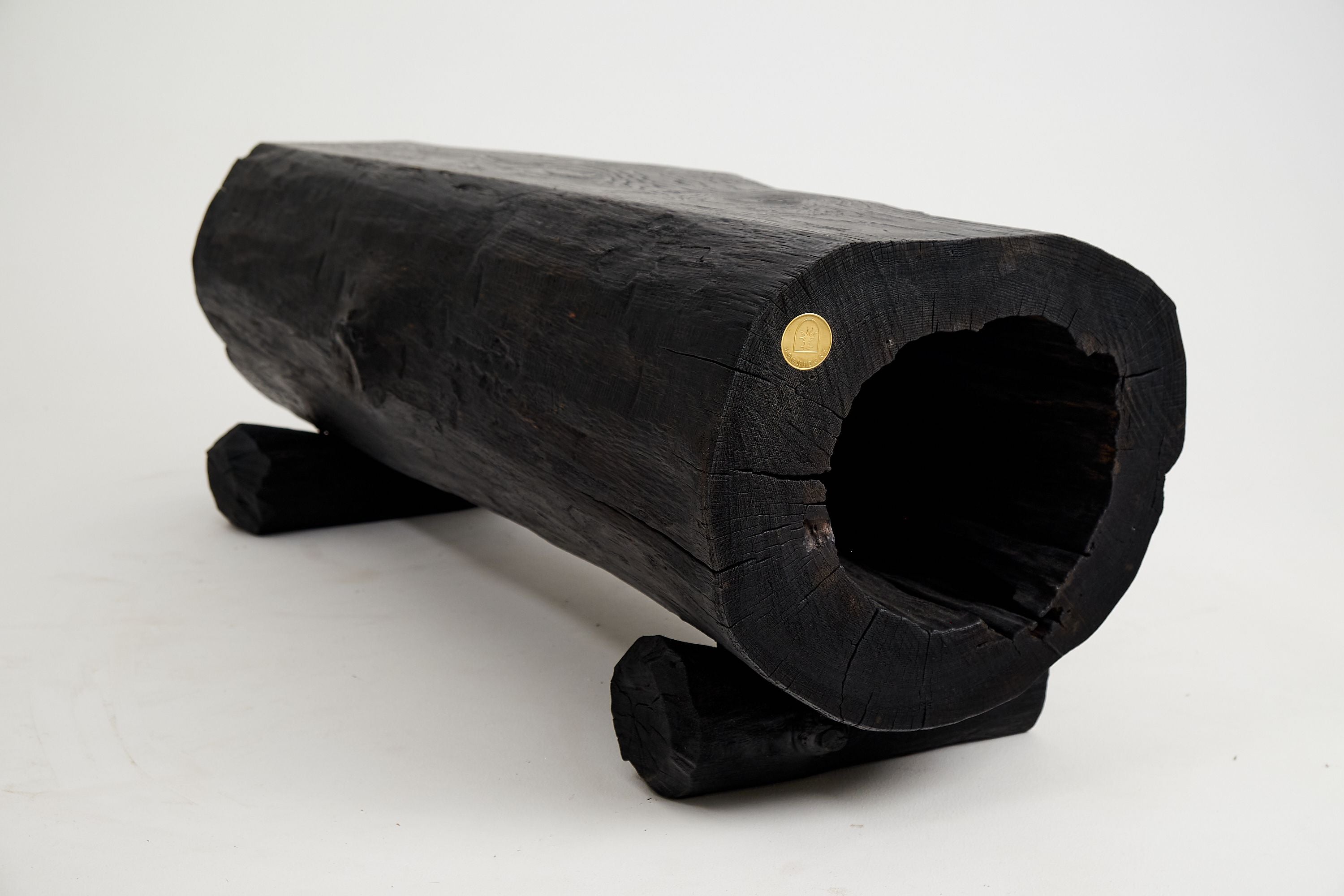 Jownik, Charred Hollow Log Bench â Primitive Form, Bold Presence - image 18