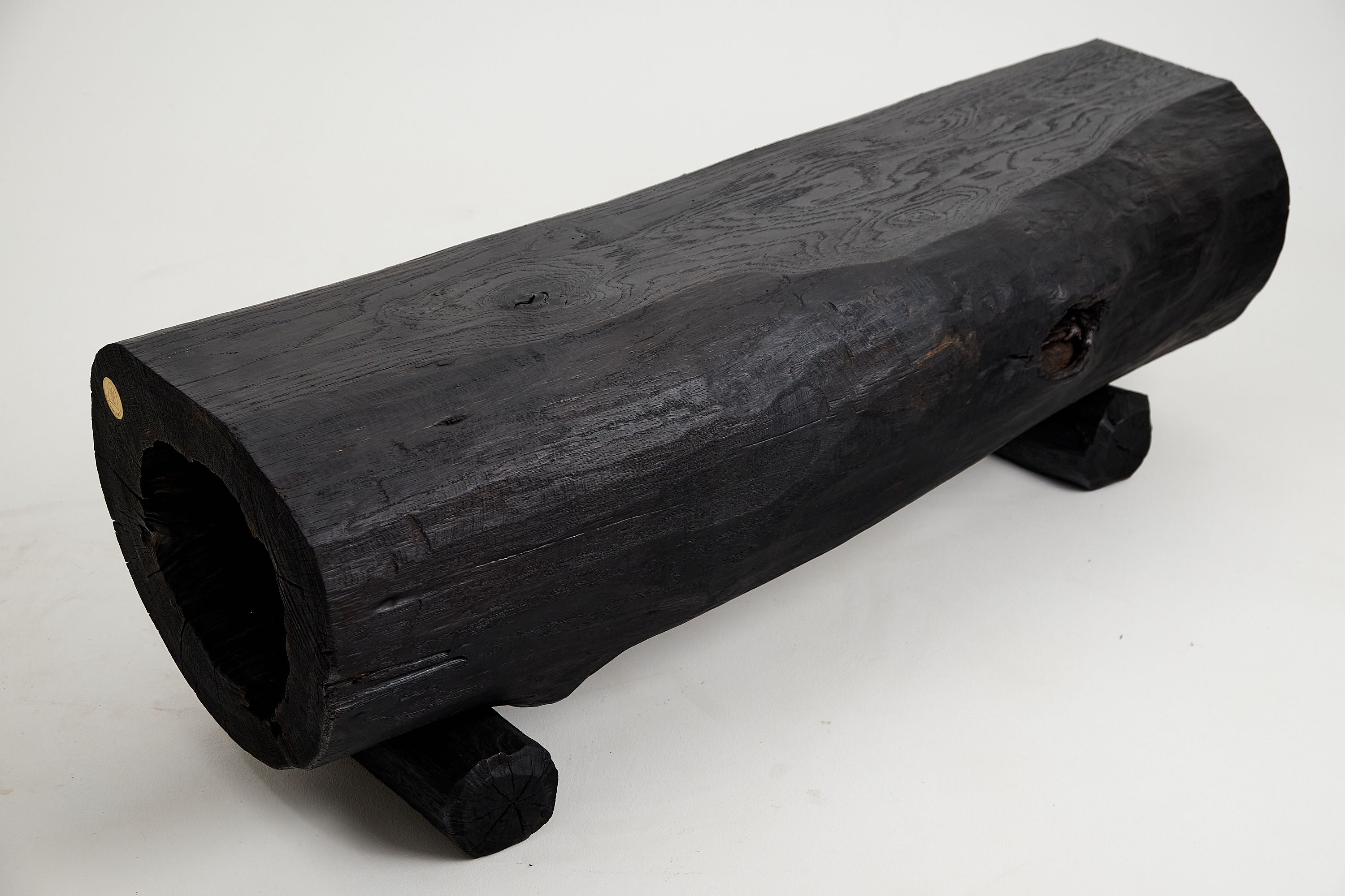 Jownik, Charred Hollow Log Bench â Primitive Form, Bold Presence - image 21