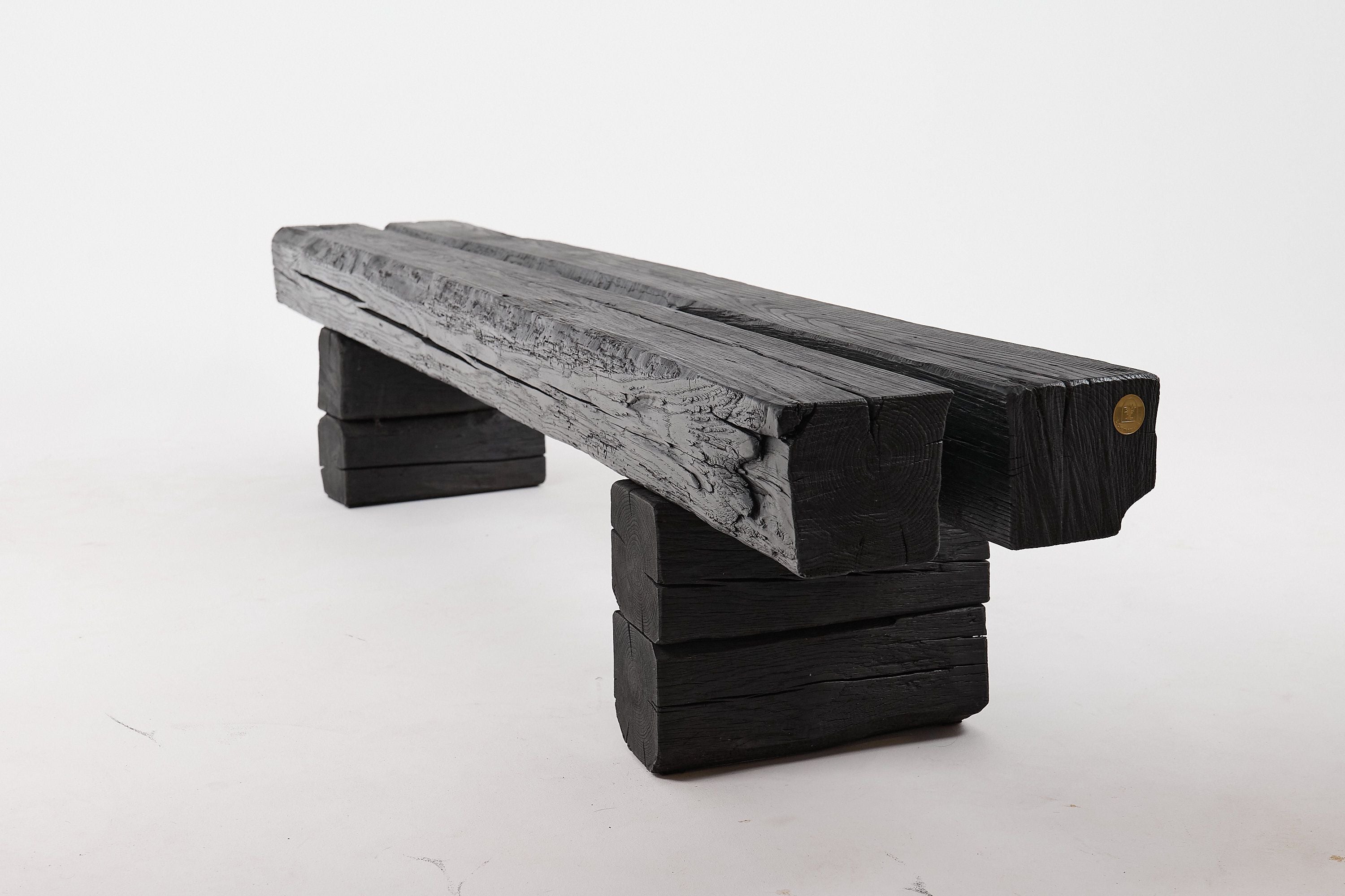 Jownik, Charred Timber Beam Bench - image 7