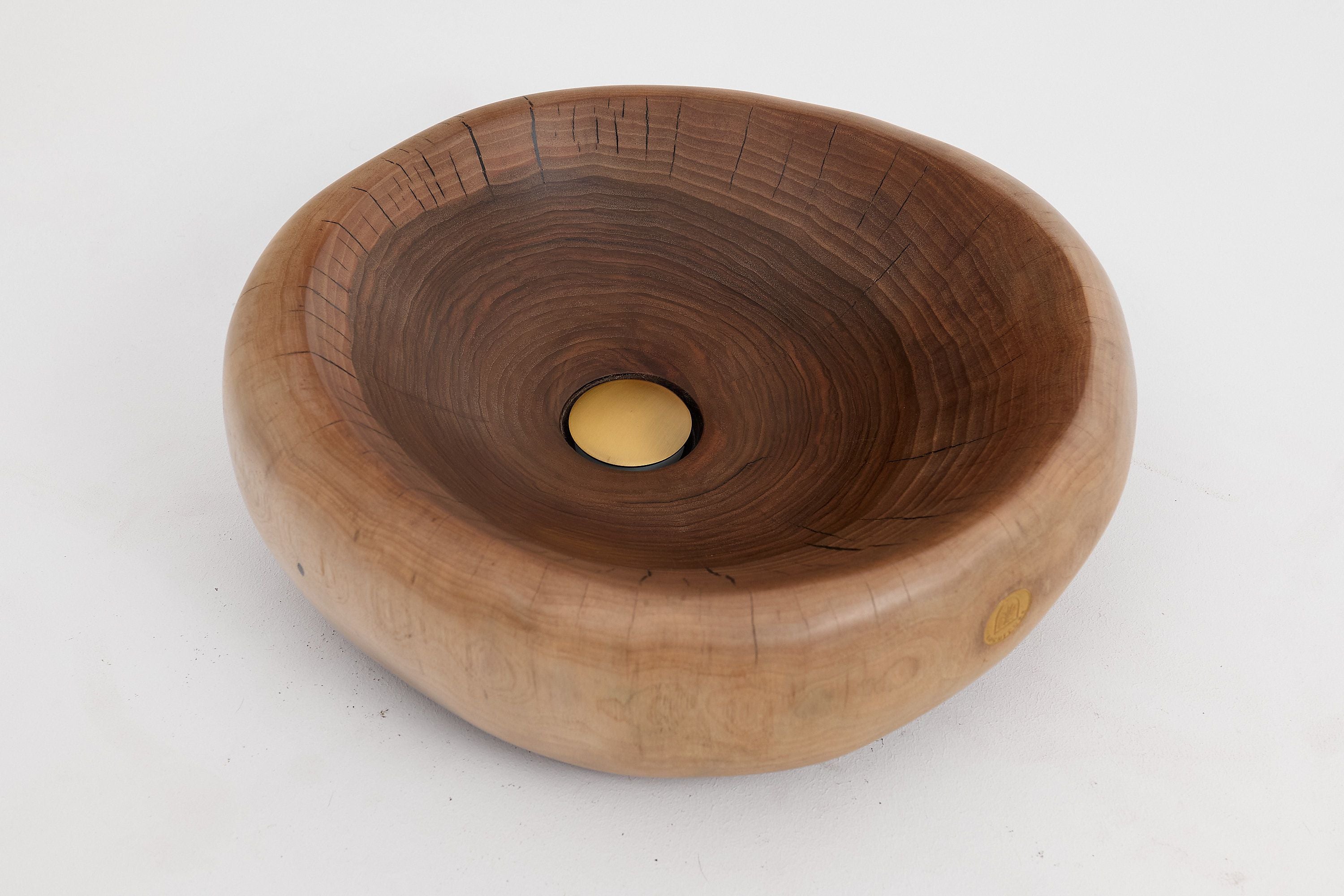 Banik, Organic Sculpted Wood Sink - Carved From Solid Wood - image 4