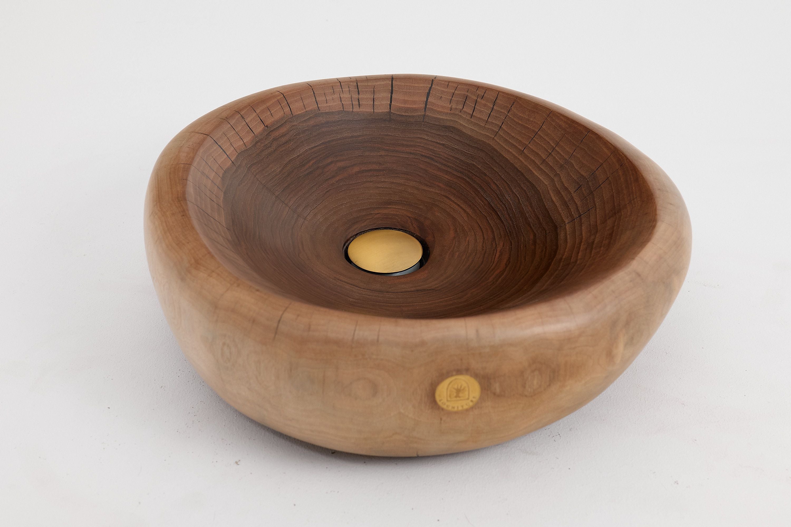 Banik, Organic Sculpted Wood Sink - Carved From Solid Wood - image 5