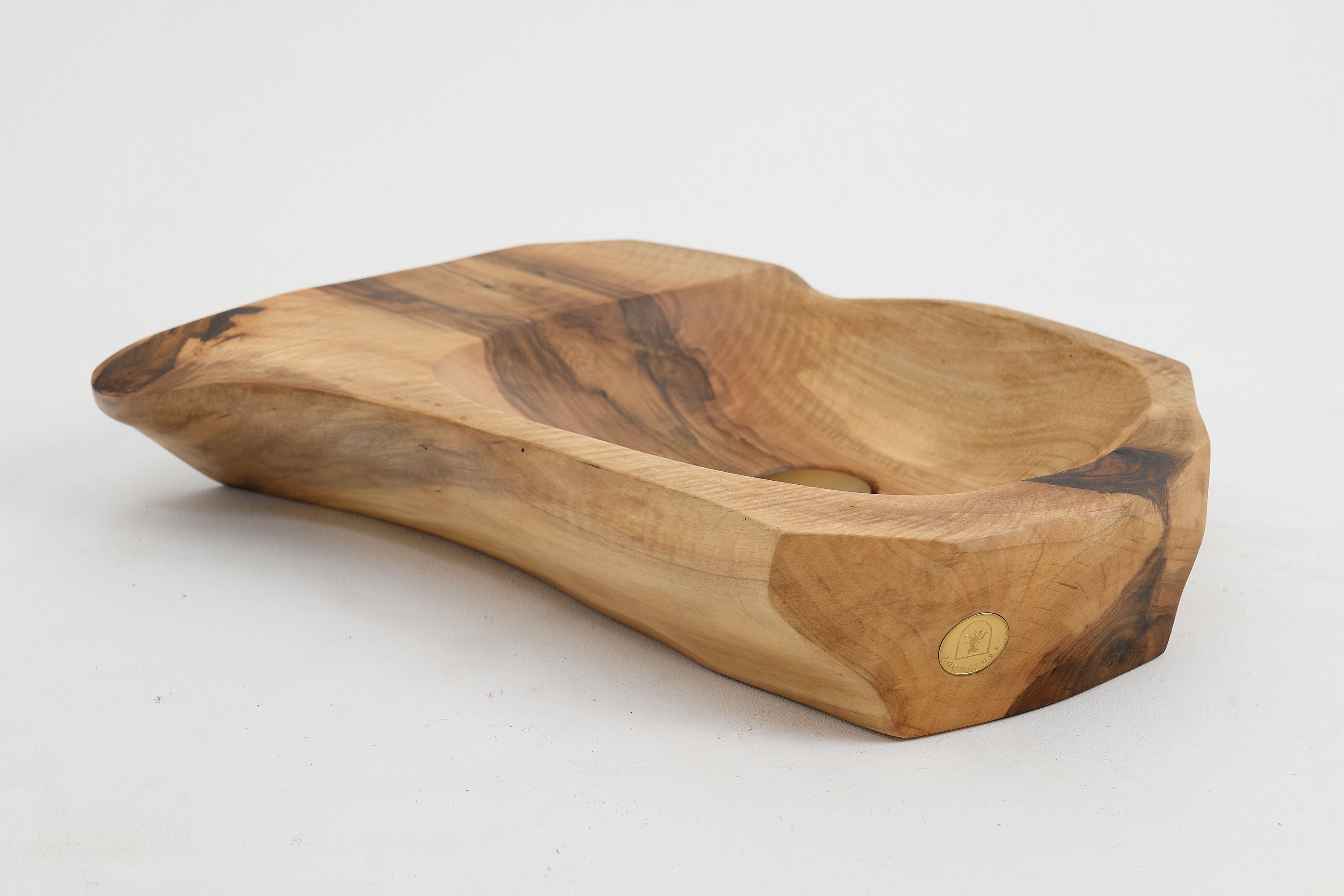 Banik, Organic Sculpted Wood Sink - Carved From Solid Wood - image 3