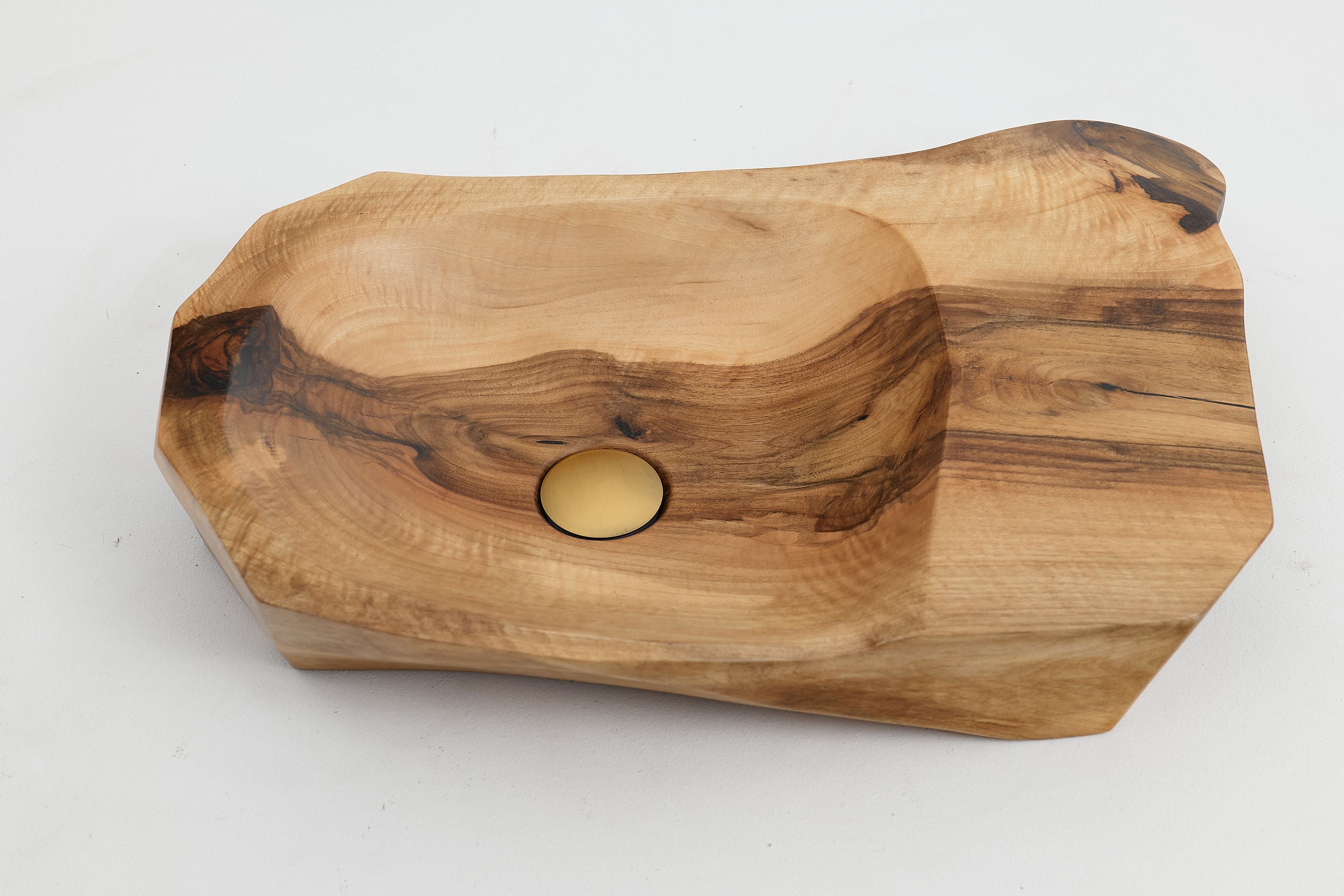 Banik, Organic Sculpted Wood Sink - Carved From Solid Wood - image 11