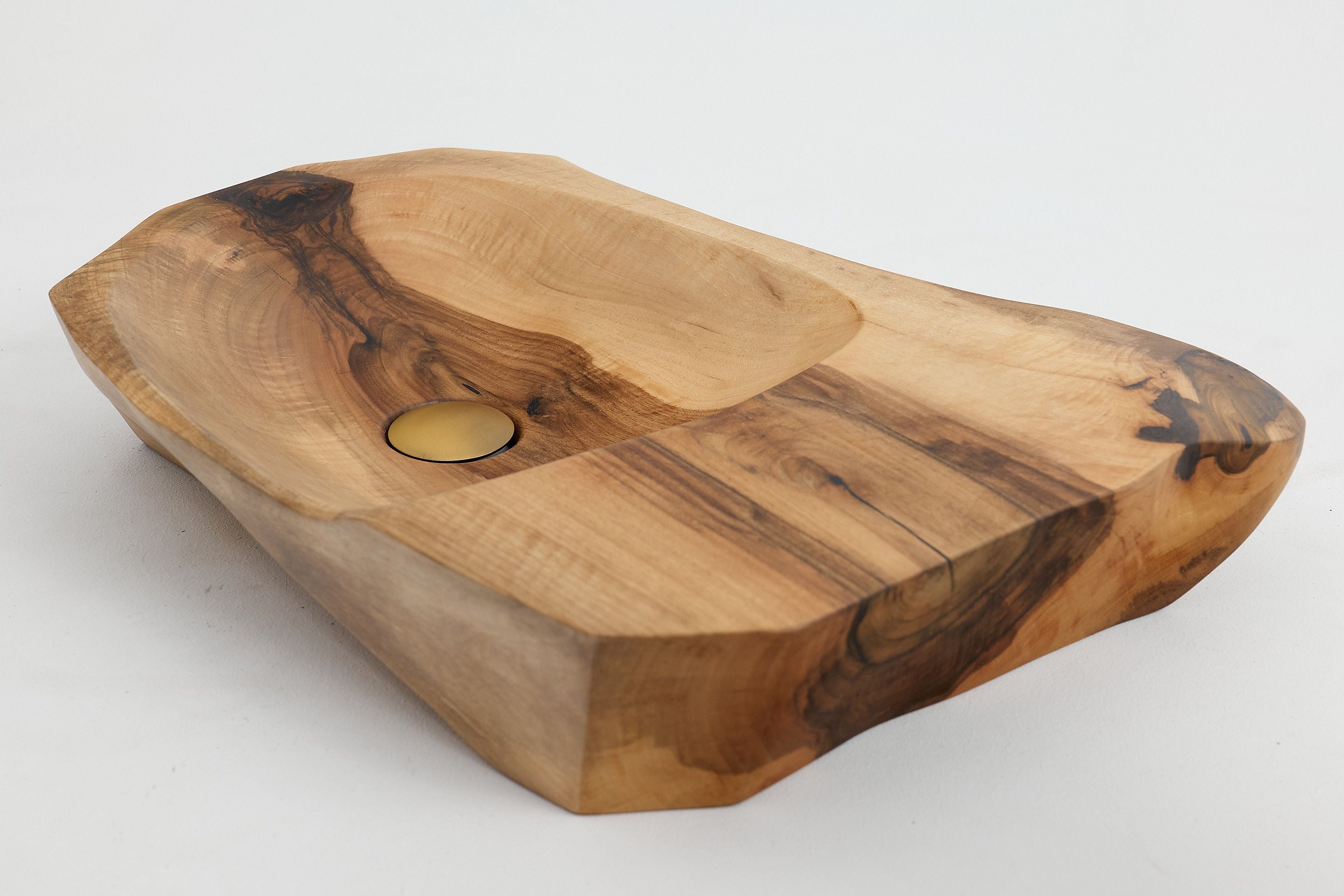Banik, Organic Sculpted Wood Sink - Carved From Solid Wood - image 12