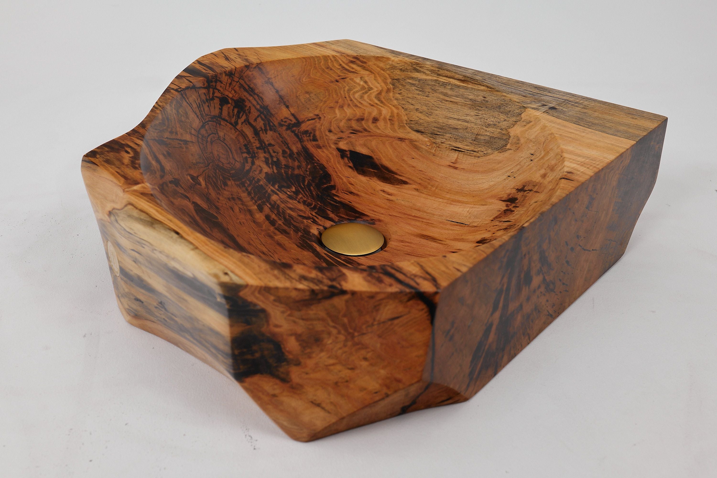 Banik, Organic Sculpted Wood Sink - Carved From Solid Wood - image 8