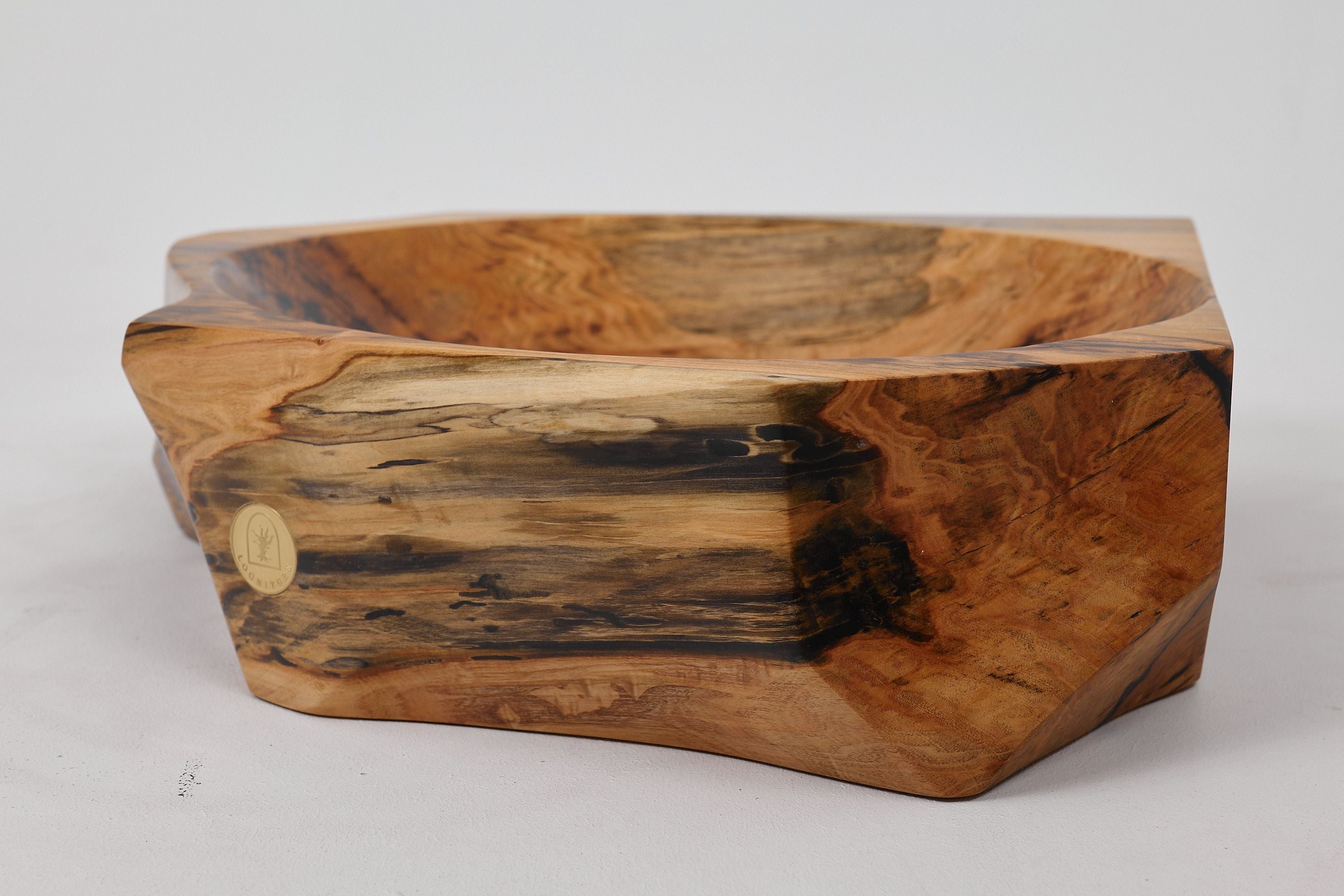 Banik, Organic Sculpted Wood Sink - Carved From Solid Wood - image 7