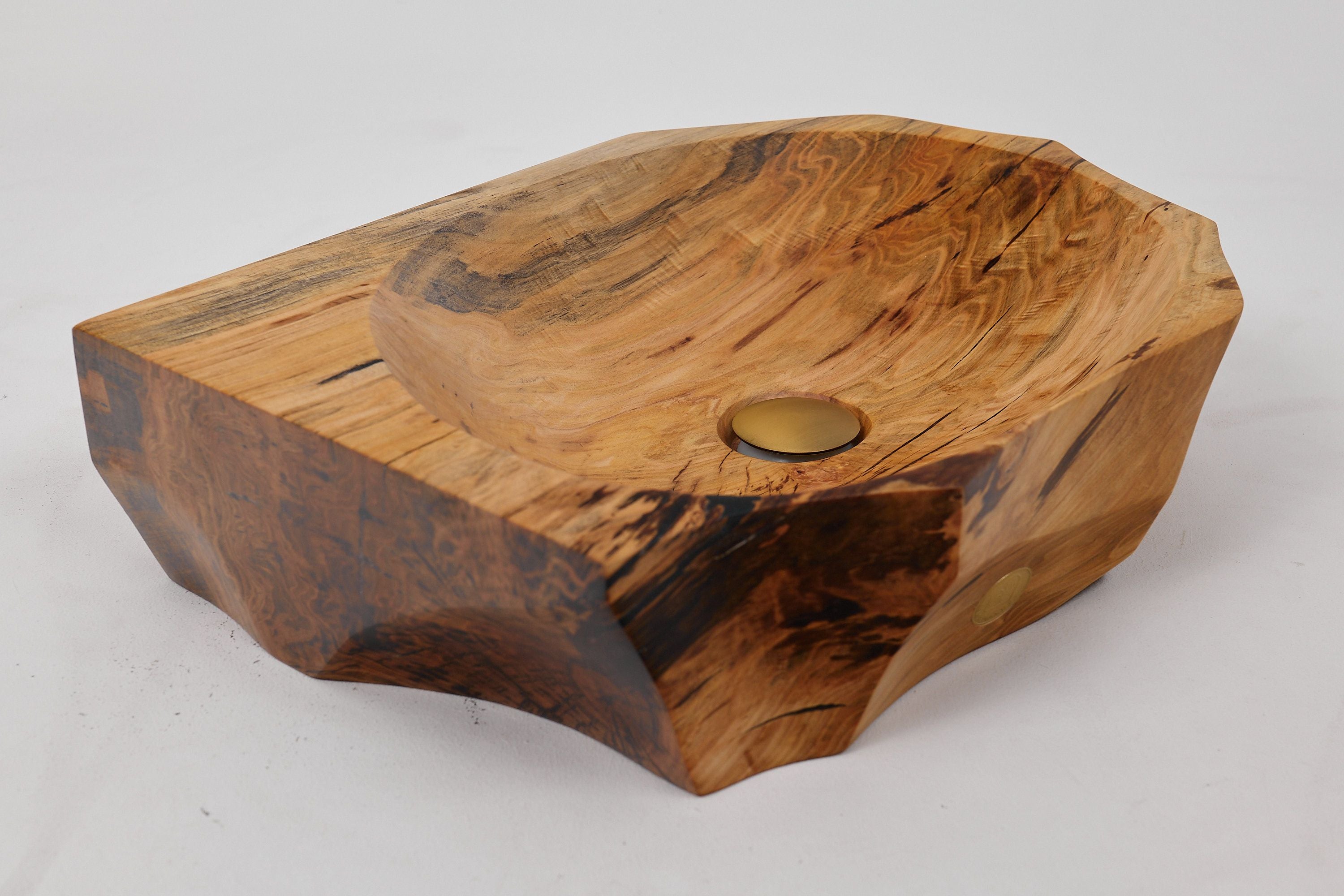 Banik, Organic Sculpted Wood Sink - Carved From Solid Wood - image 16