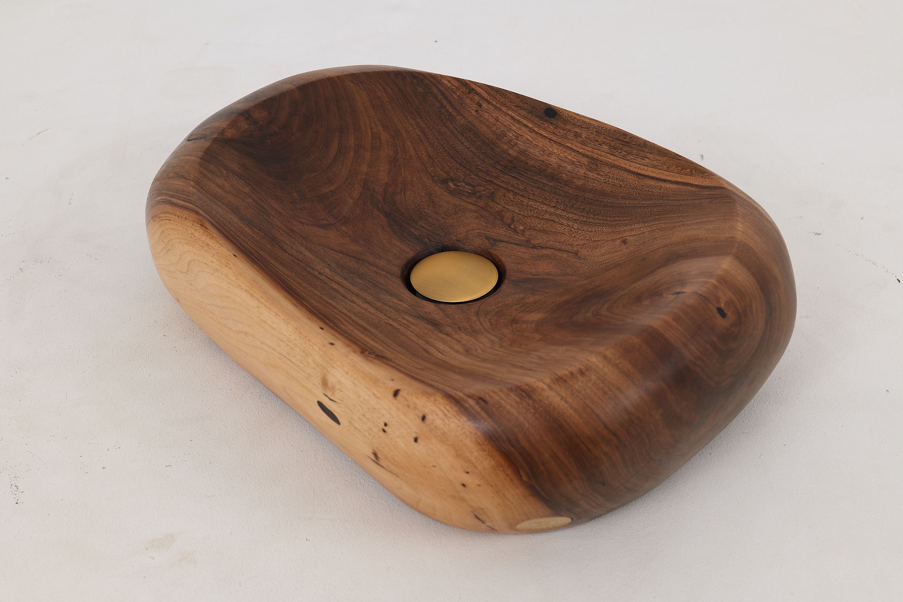 Banik, Organic Sculpted Wood Sink - Carved From Solid Wood - image 4