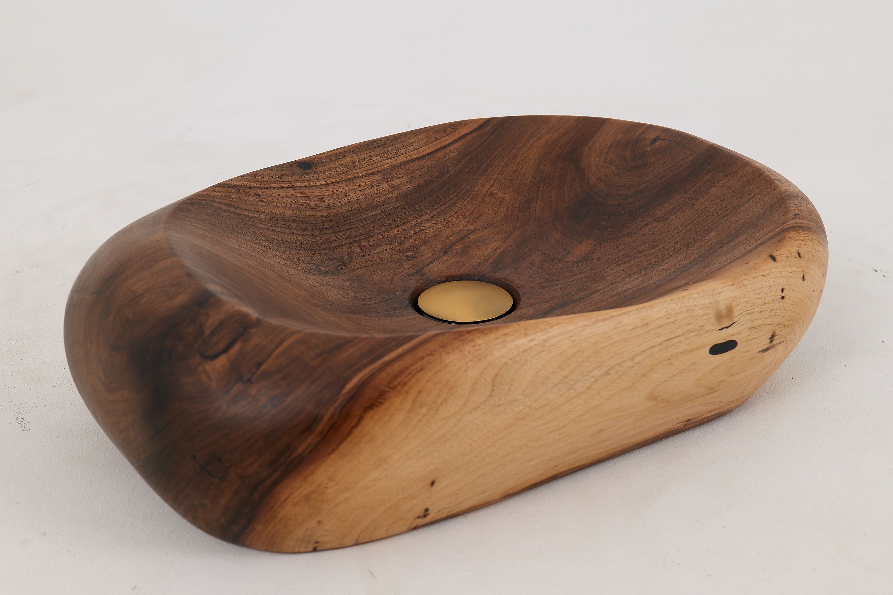 Banik, Organic Sculpted Wood Sink - Carved From Solid Wood - image 17