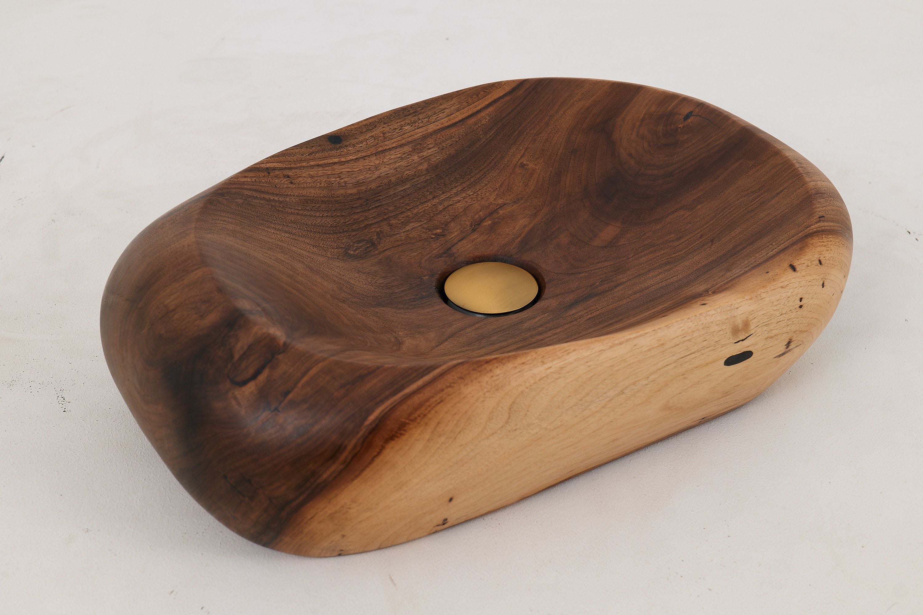 Banik, Organic Sculpted Wood Sink - Carved From Solid Wood - image 18