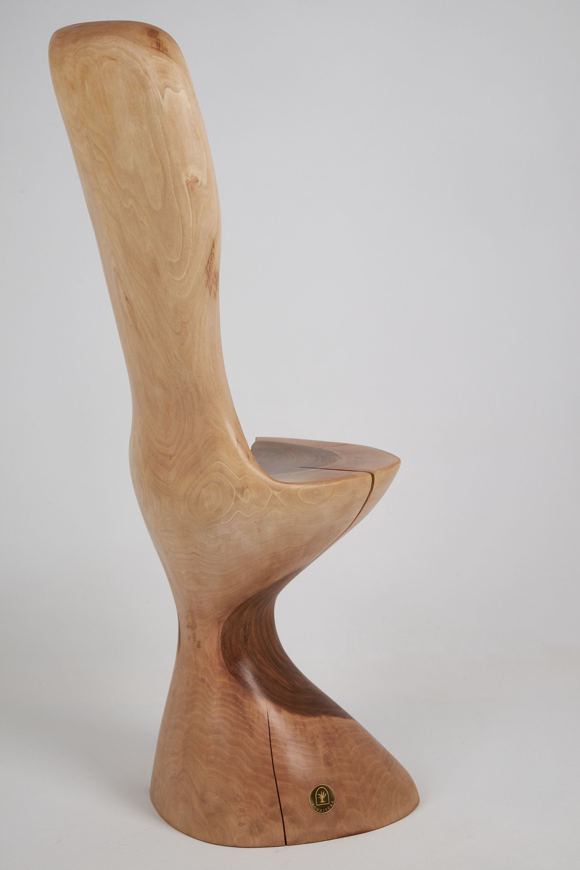 Leszy, Hand-Carved Walnut Chair - image 7