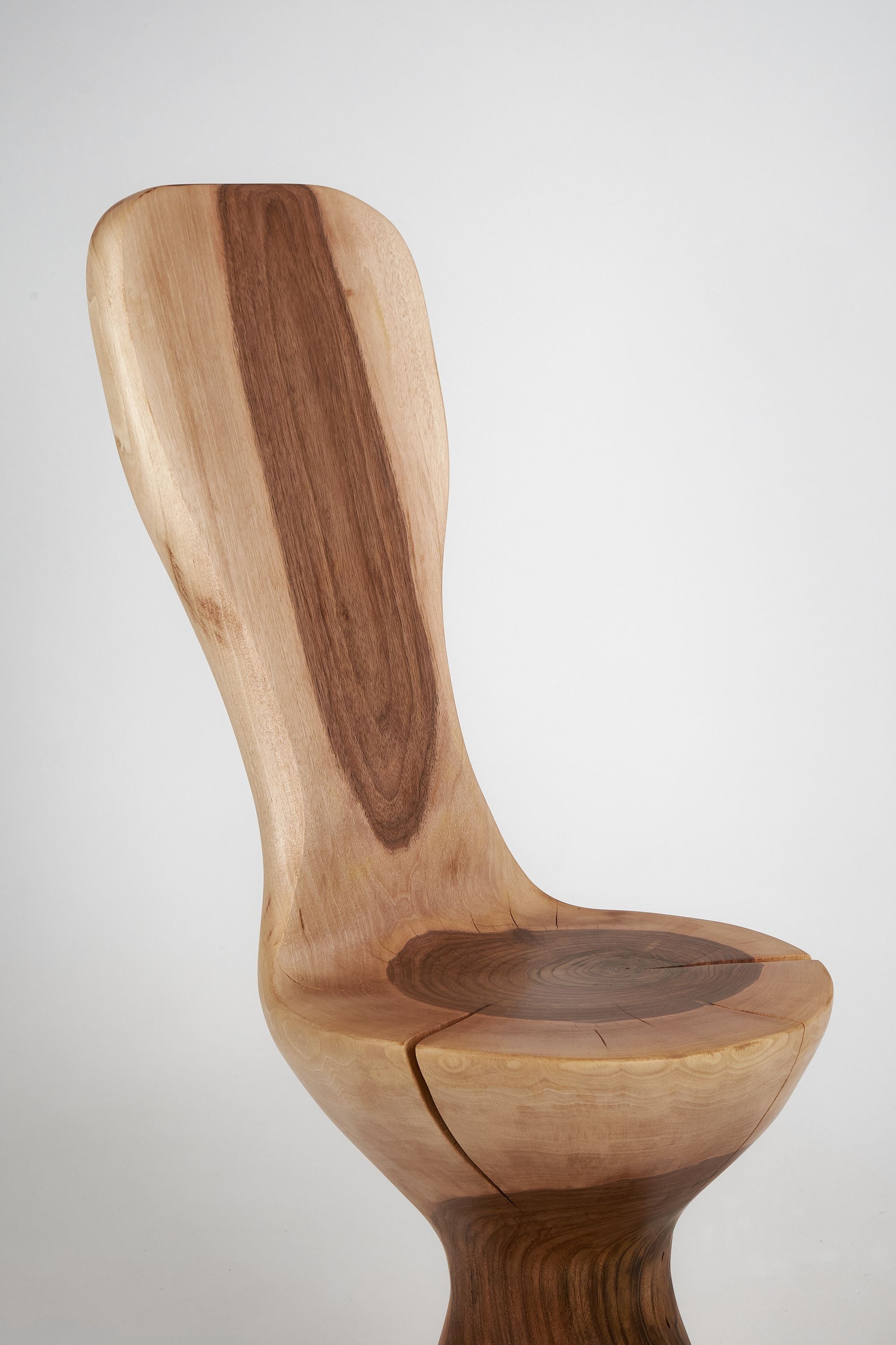 Leszy, Hand-Carved Walnut Chair - image 12