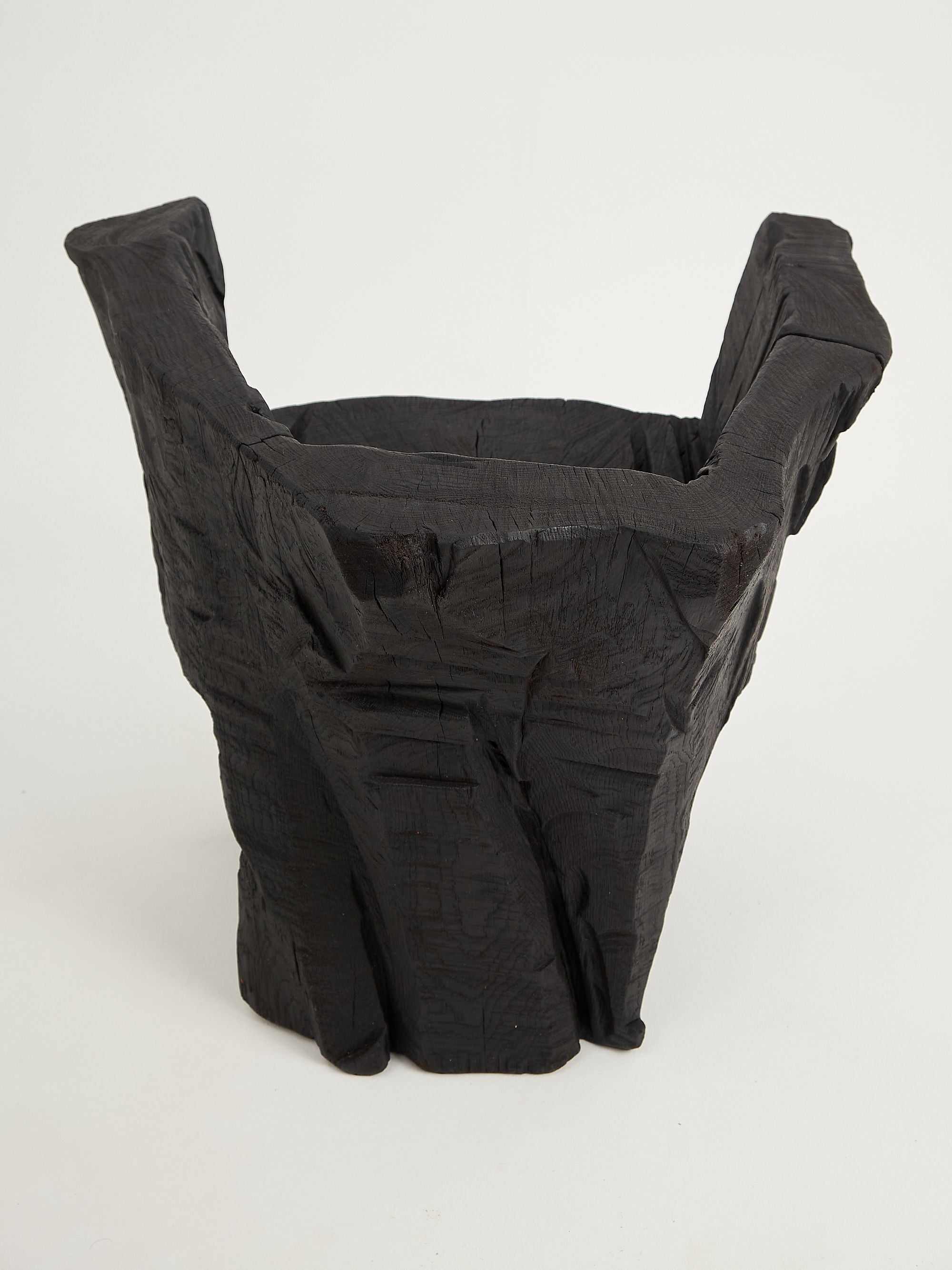 Jownik, Charred Sculptural Armchair â Primitive Form - image 9