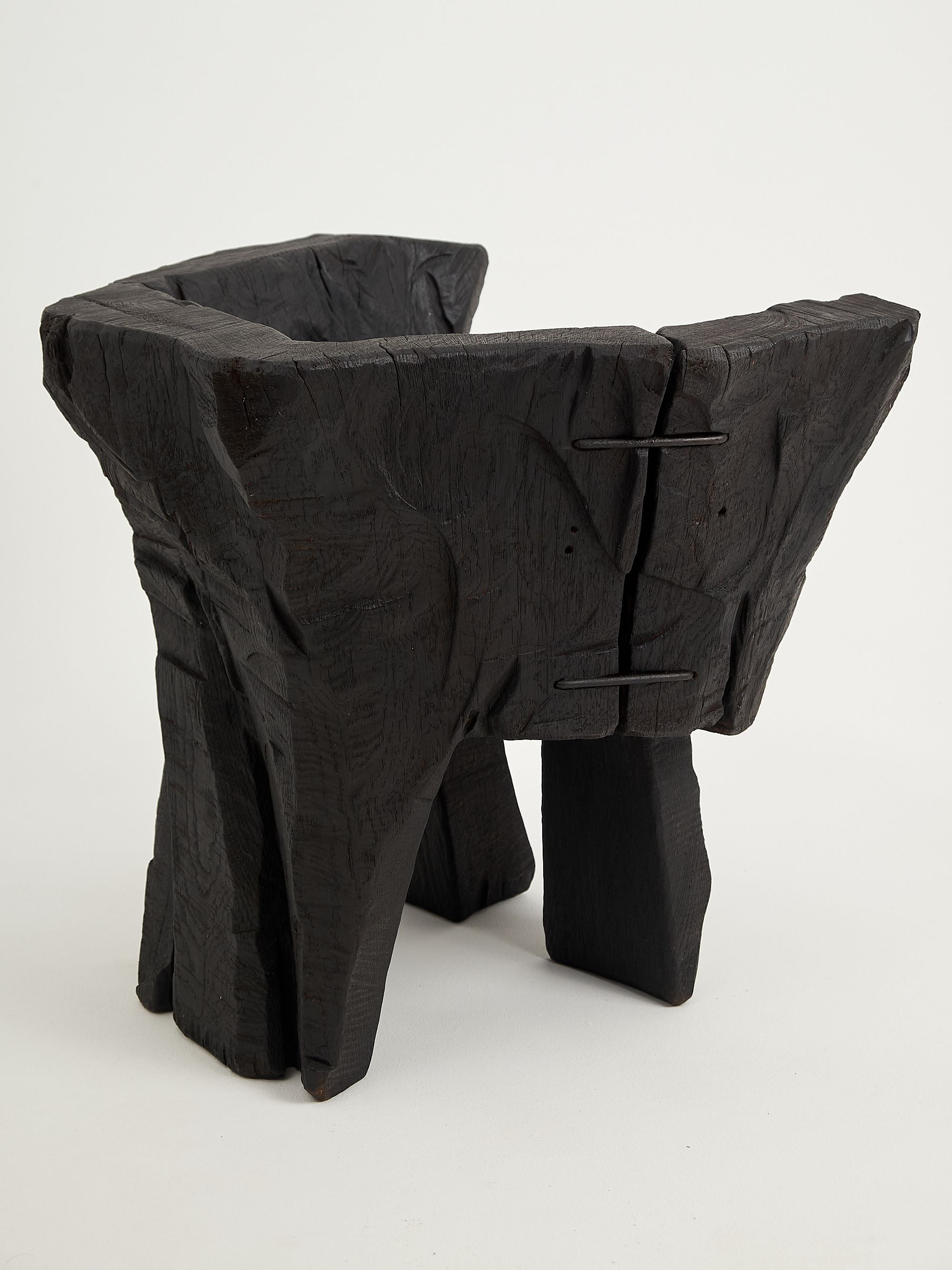 Jownik, Charred Sculptural Armchair â Primitive Form - image 11