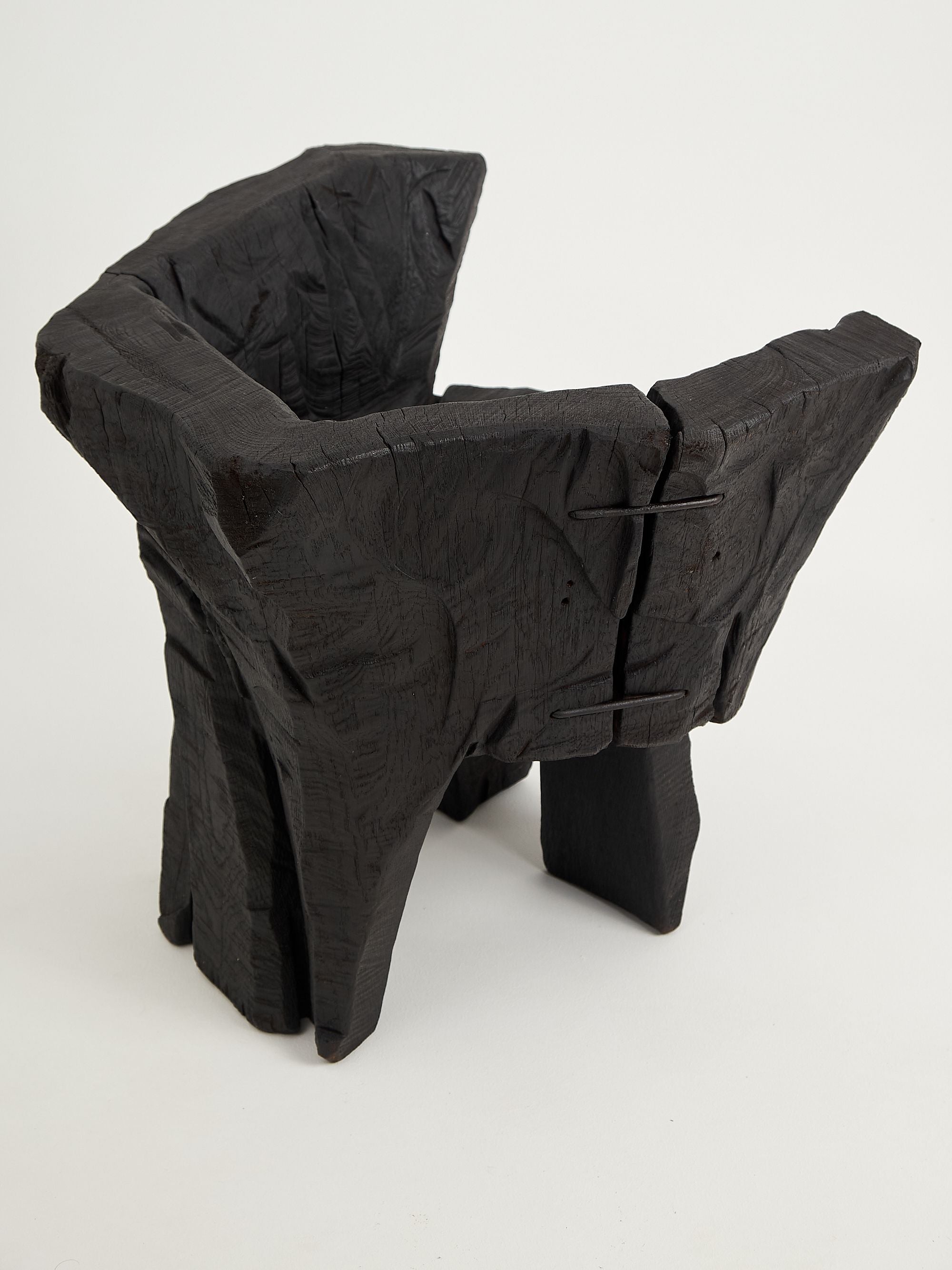 Jownik, Charred Sculptural Armchair â Primitive Form - image 12