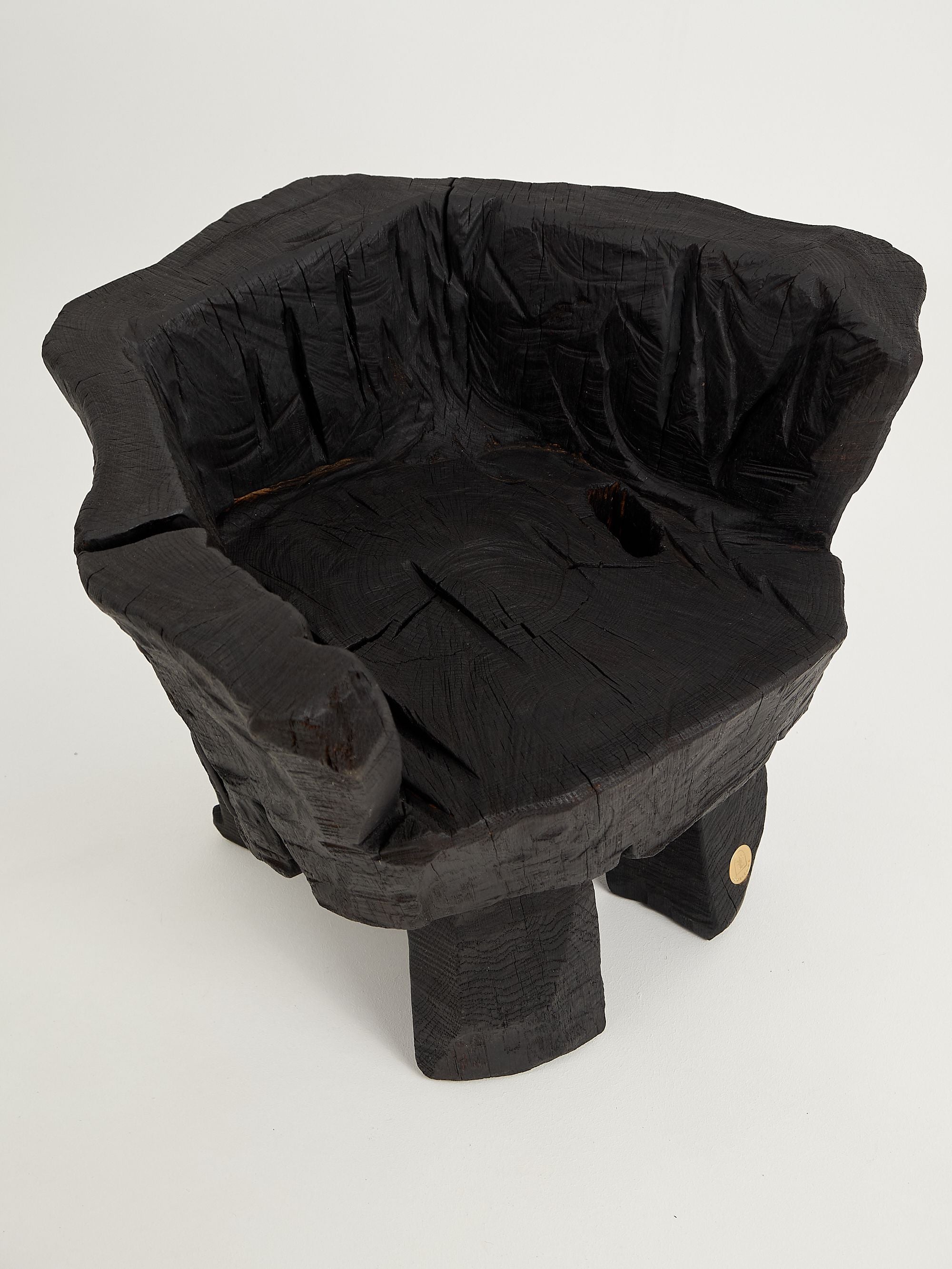 Jownik, Charred Sculptural Armchair â Primitive Form - image 16