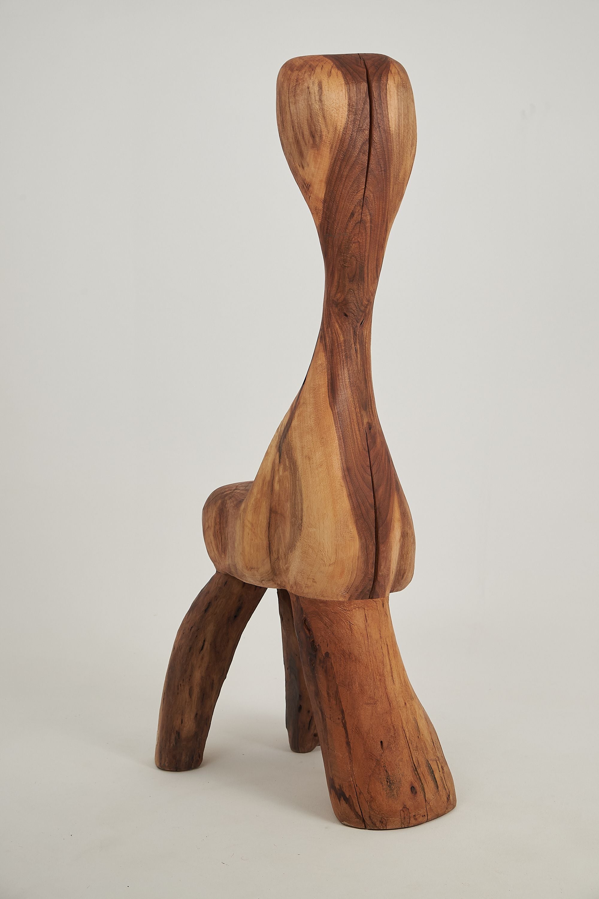 Leszy, Chainsaw-Carved Sculptural Chair - image 5