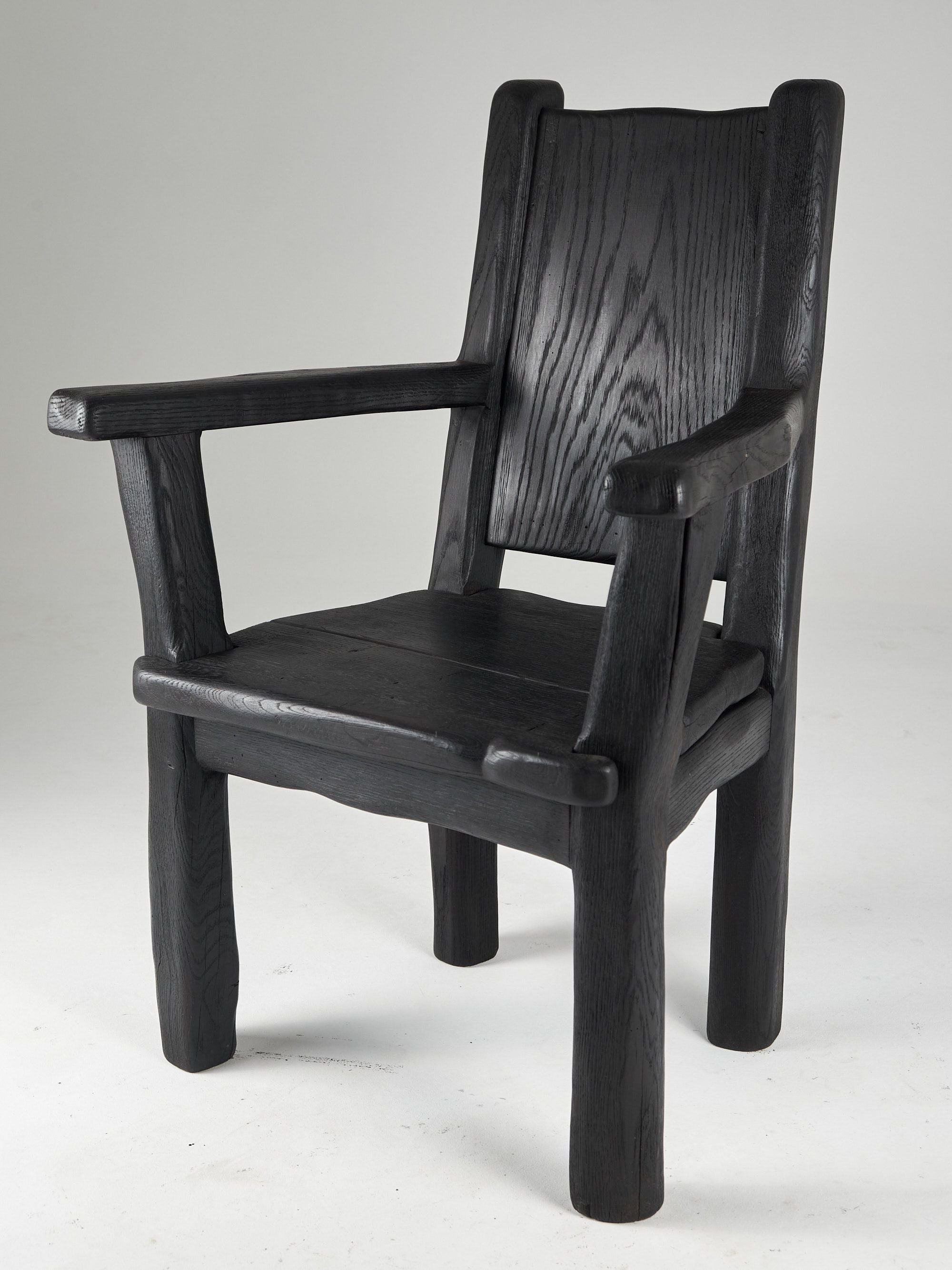 Veles, Hand Crafted Charred Armchair