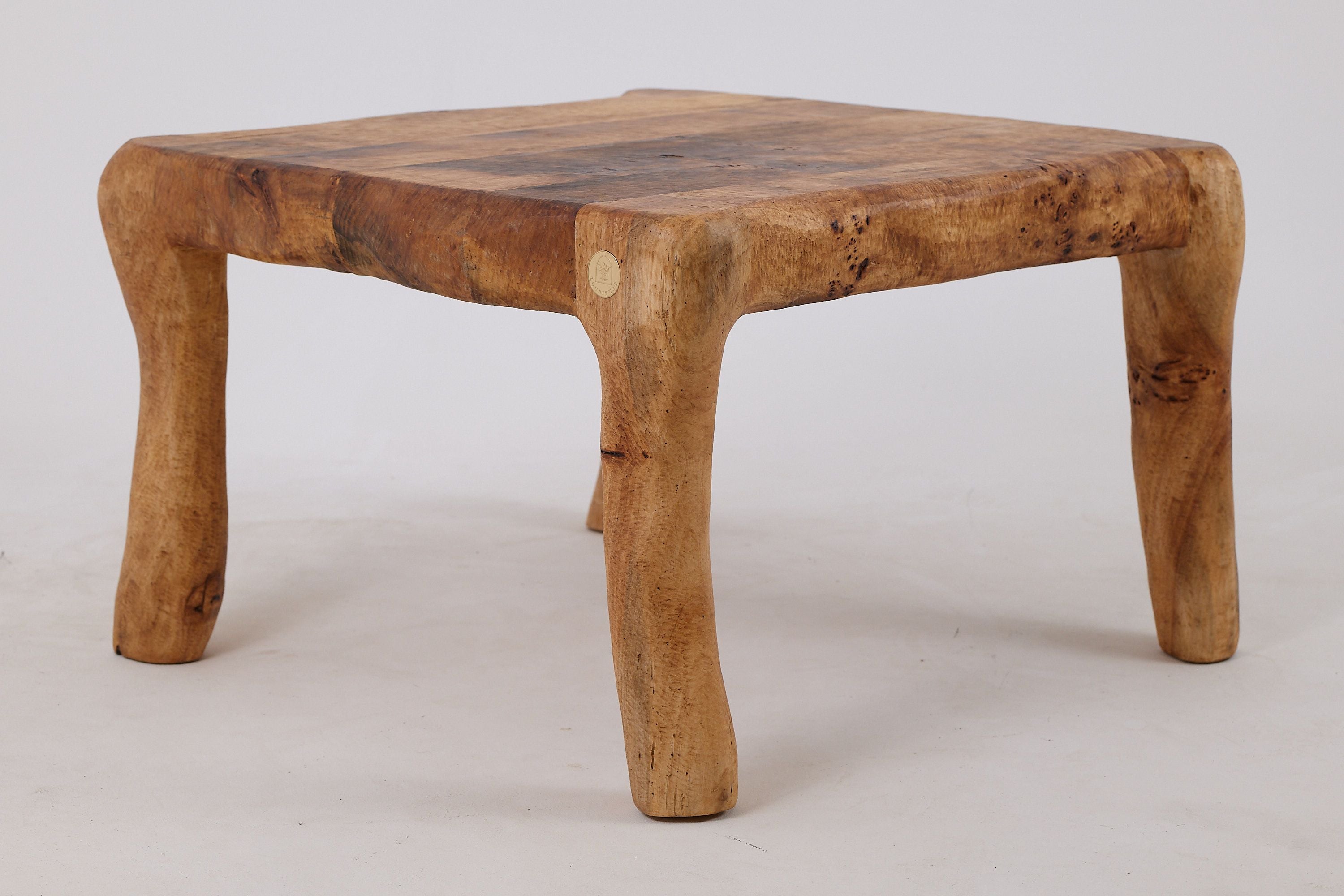 Jownik, Square Burl Table â Rustic Balance in Solid Wood - image 11