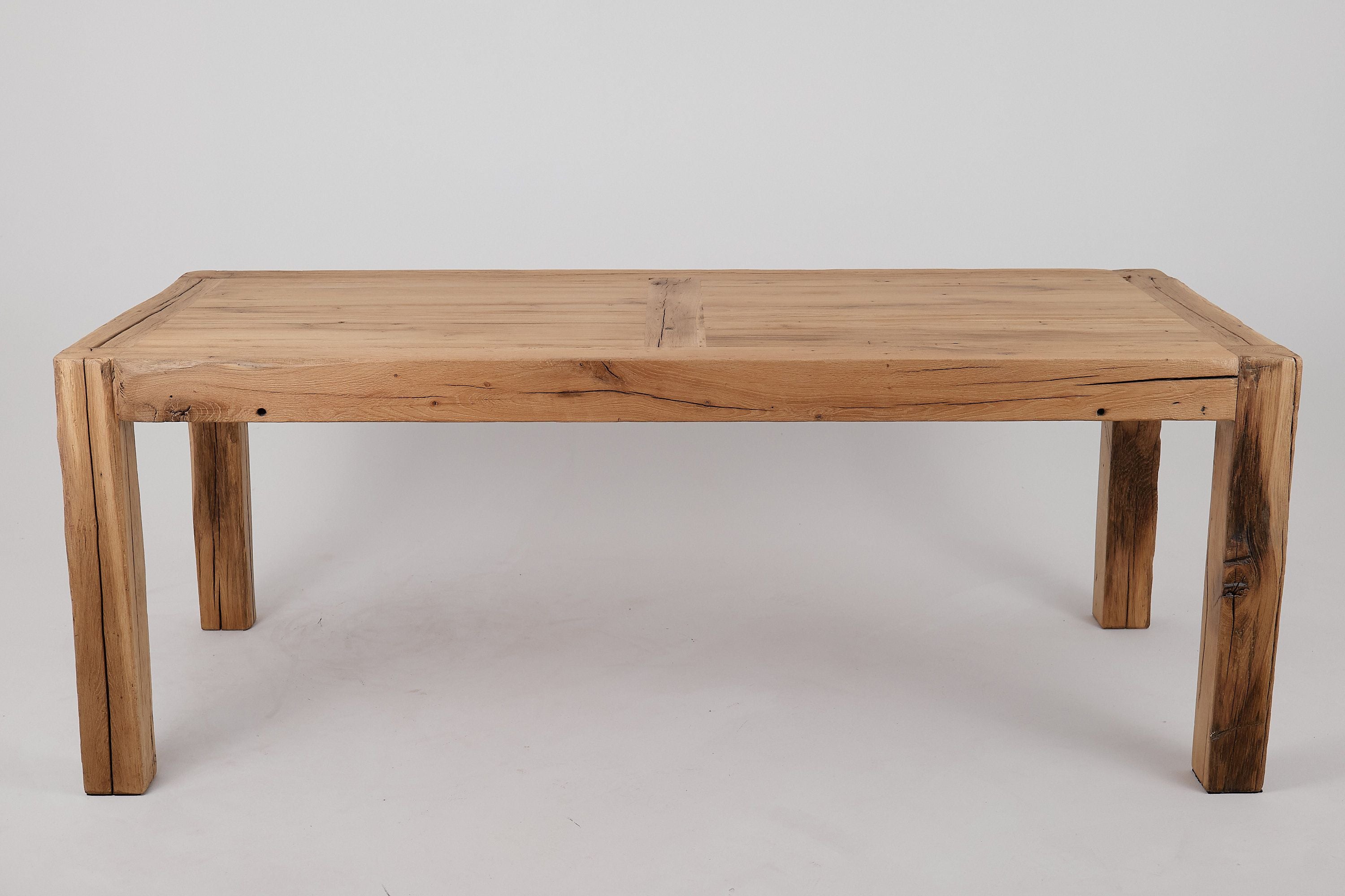 Reclaimed Oak Table - image 12