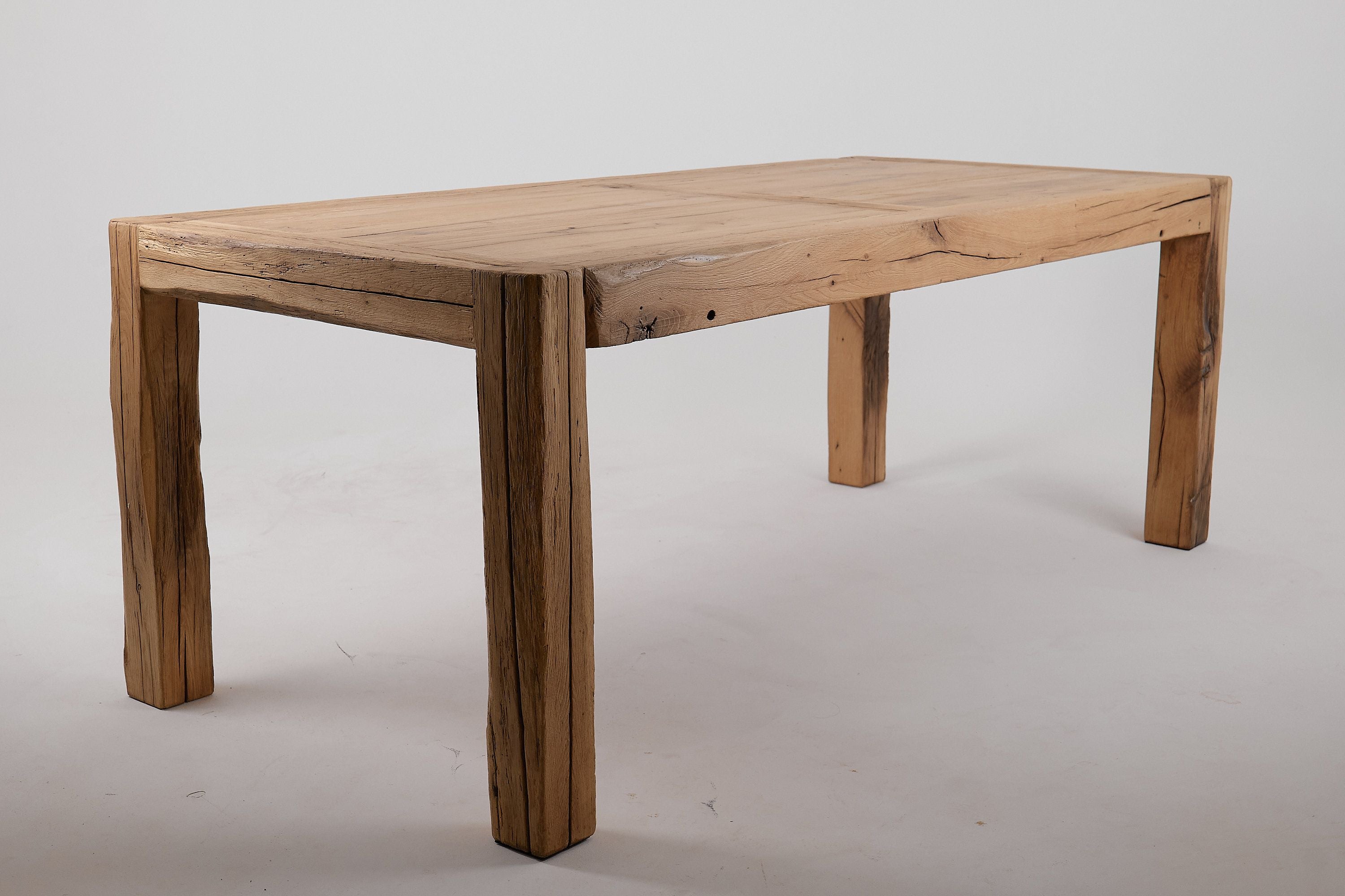 Reclaimed Oak Table - image 11