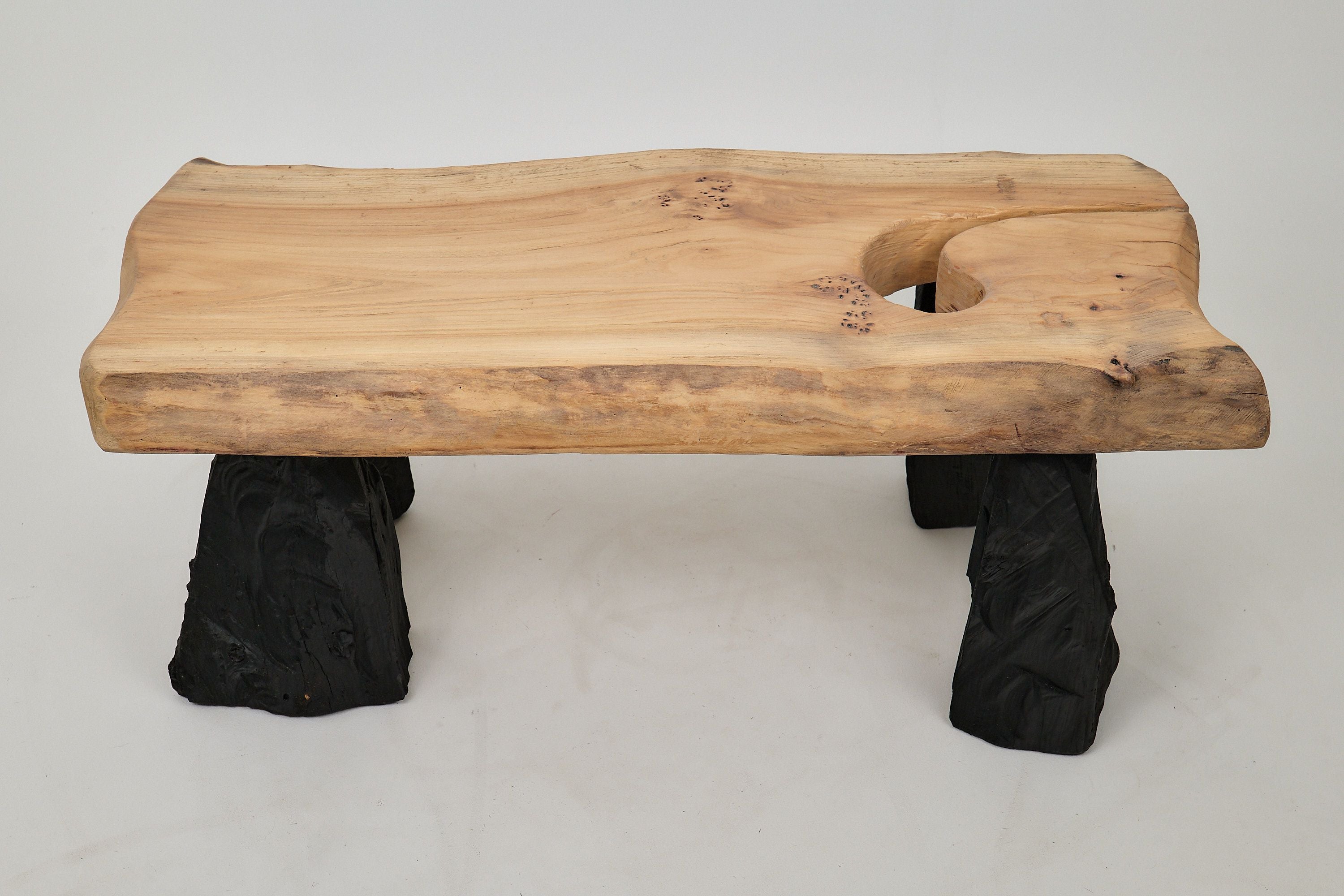 Jownik, Coffee Table â Natural Edge with Unique Charred Legs - image 4
