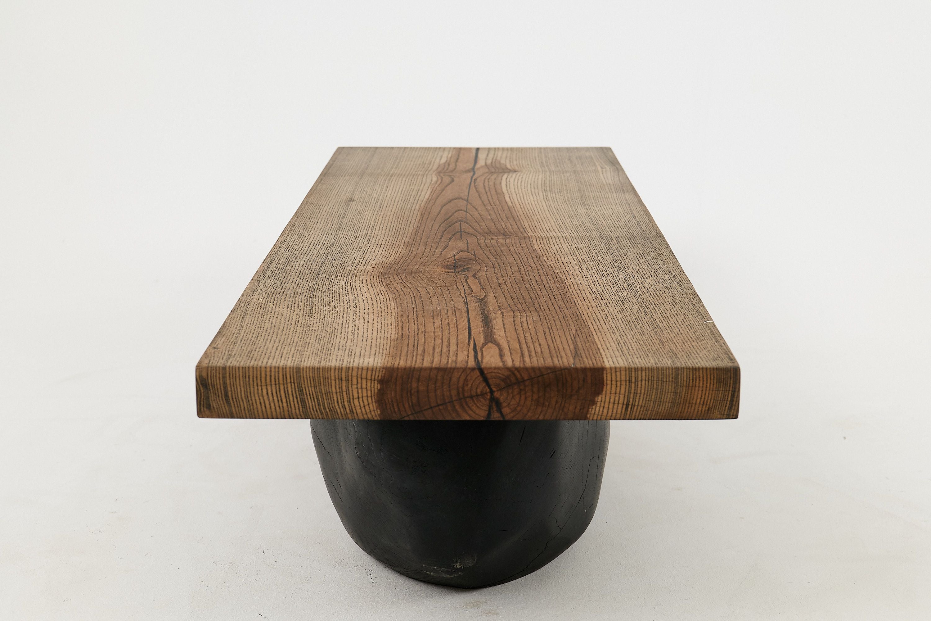 Jownik, Stone-Base Coffee Table â Floating Form on Blackened Balance - image 17
