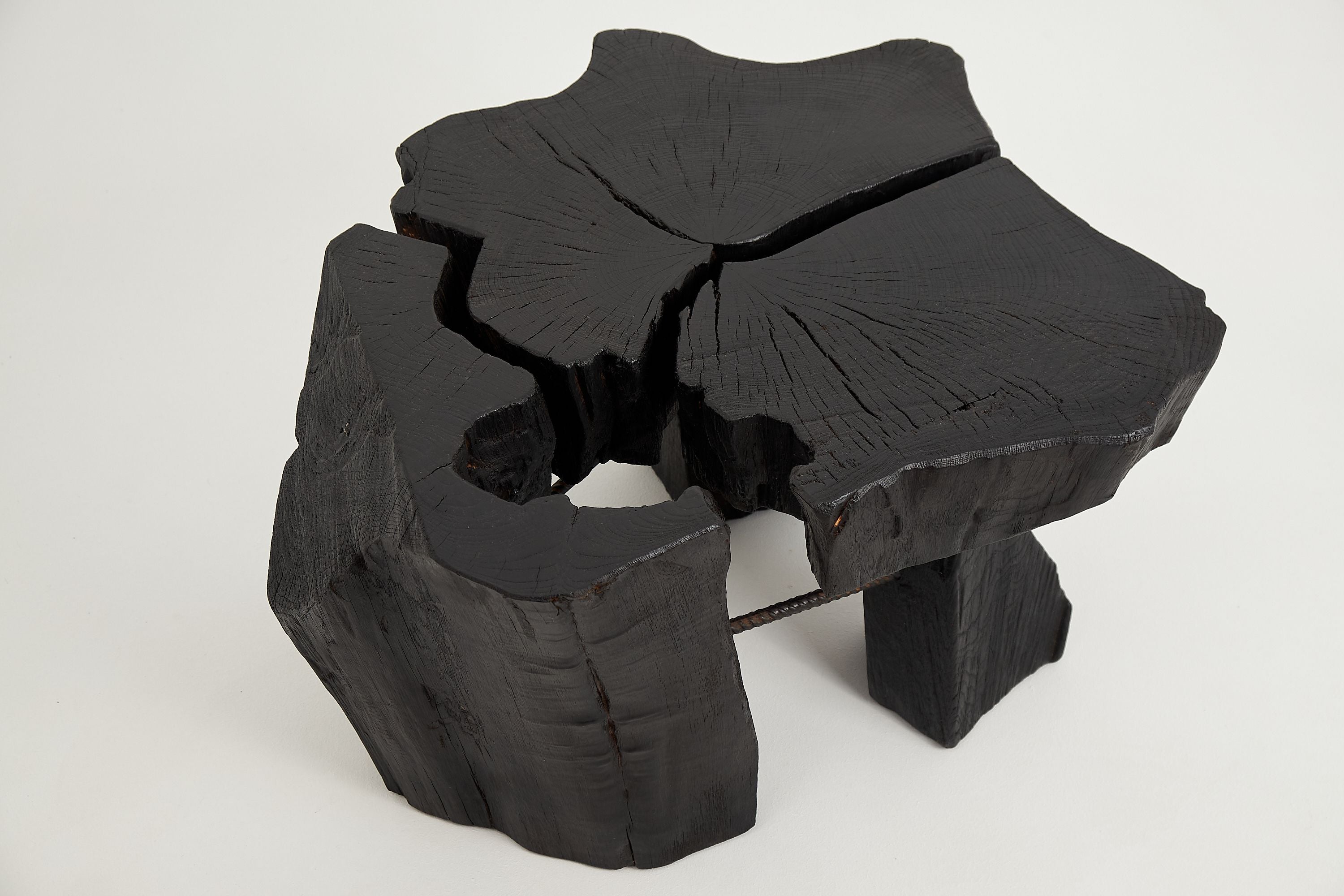 Jownik, Charred Round Coffee Table - image 6