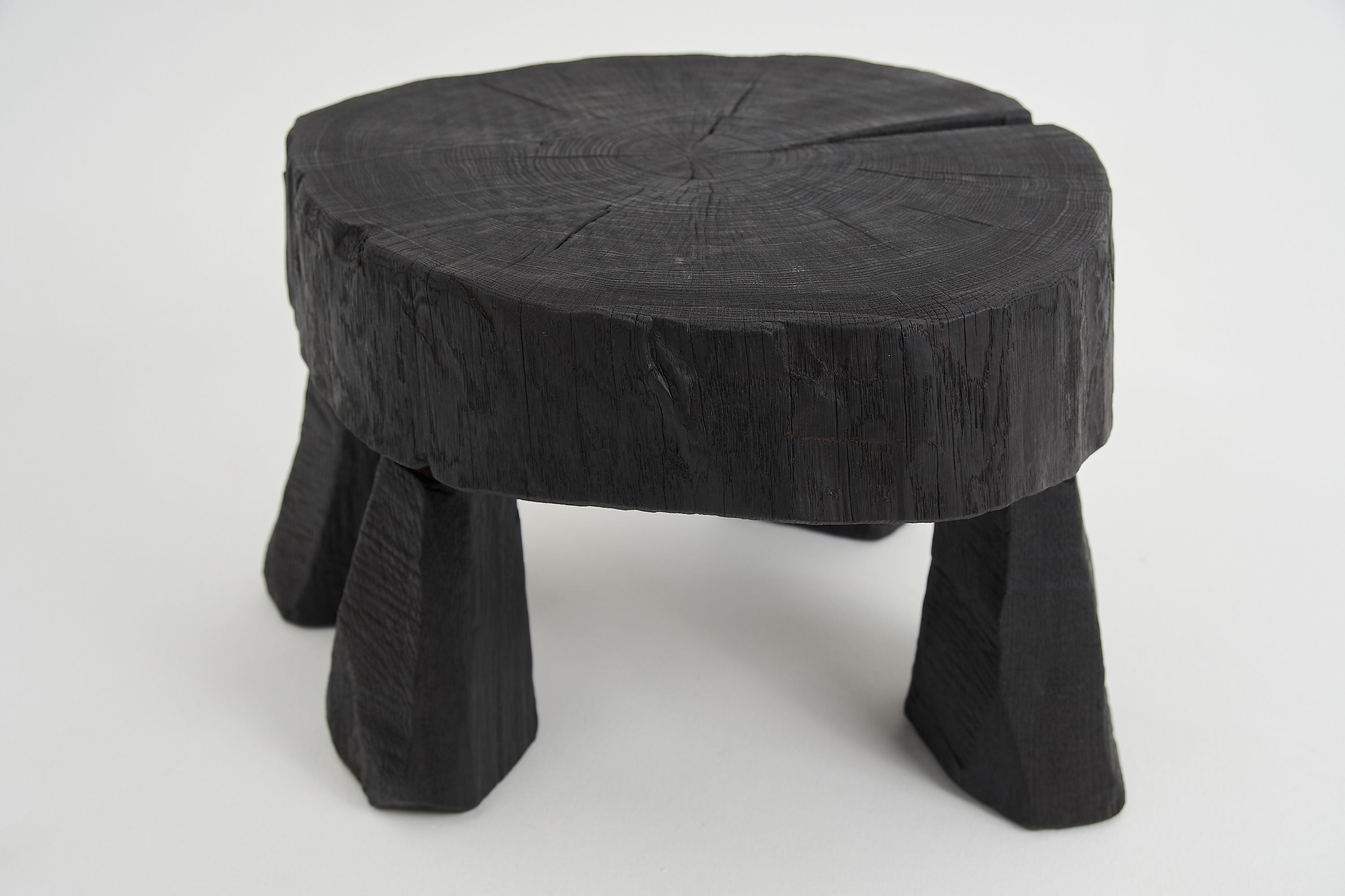 Jownik, Charred Round Coffee Table