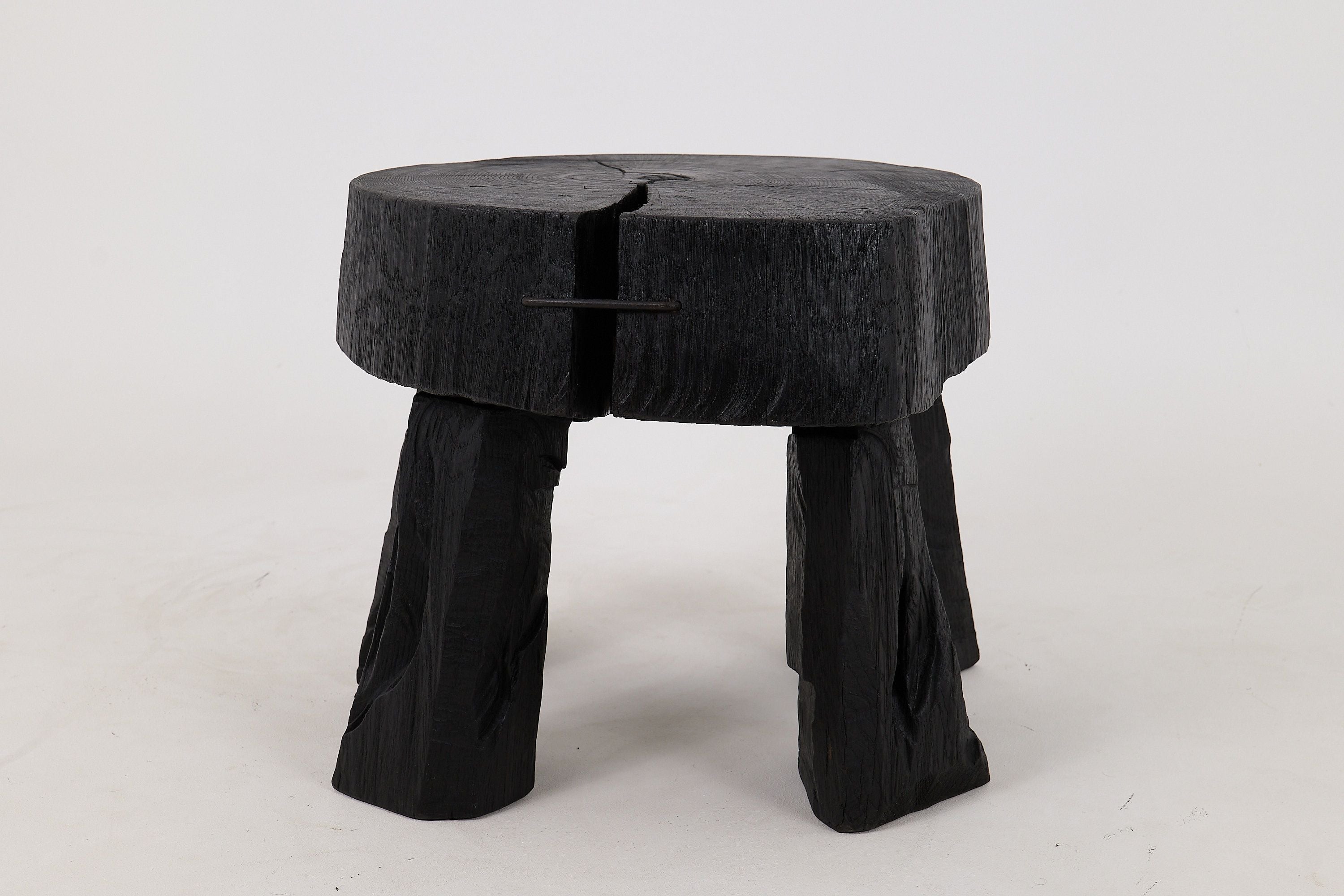 Jownik, Charred Round Coffee Table - image 4