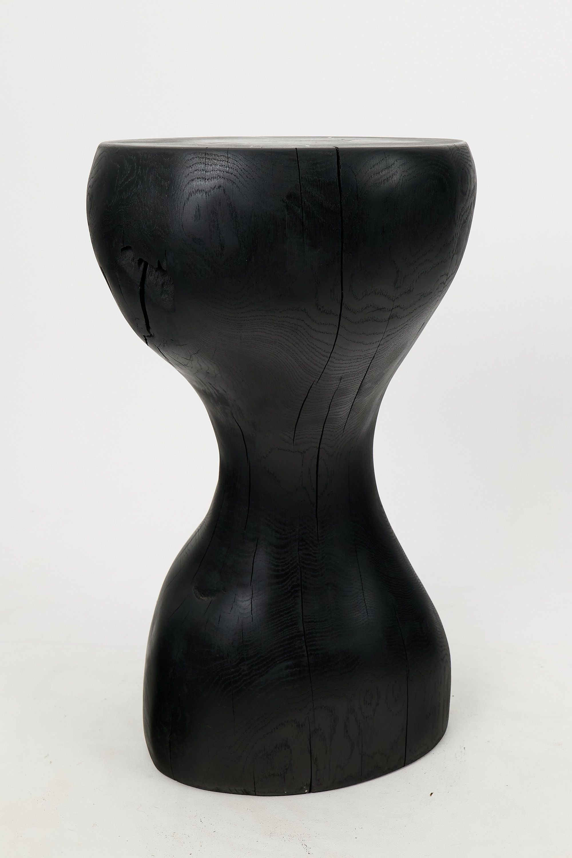 Jownik, Charred Hourglass Side Table - image 4
