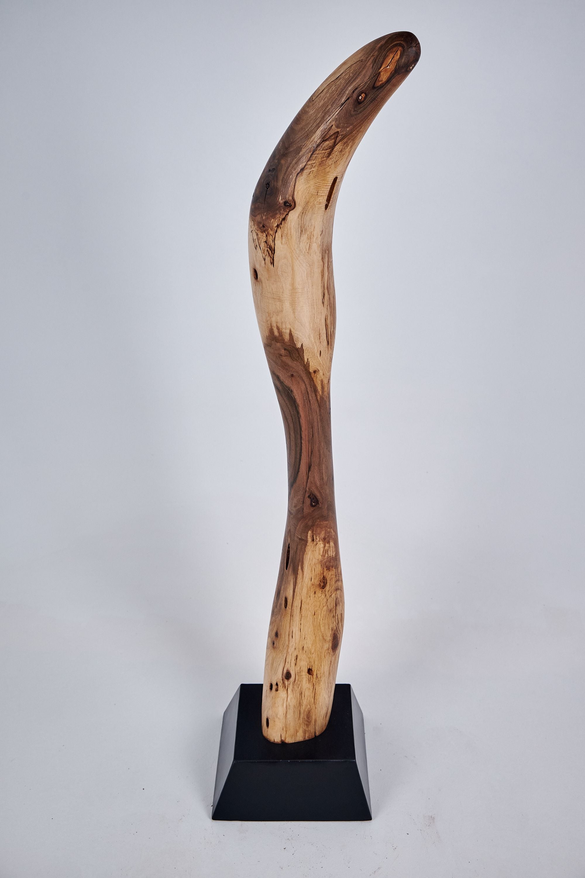 Still Stand Abstract Wood Sculpture - image 6