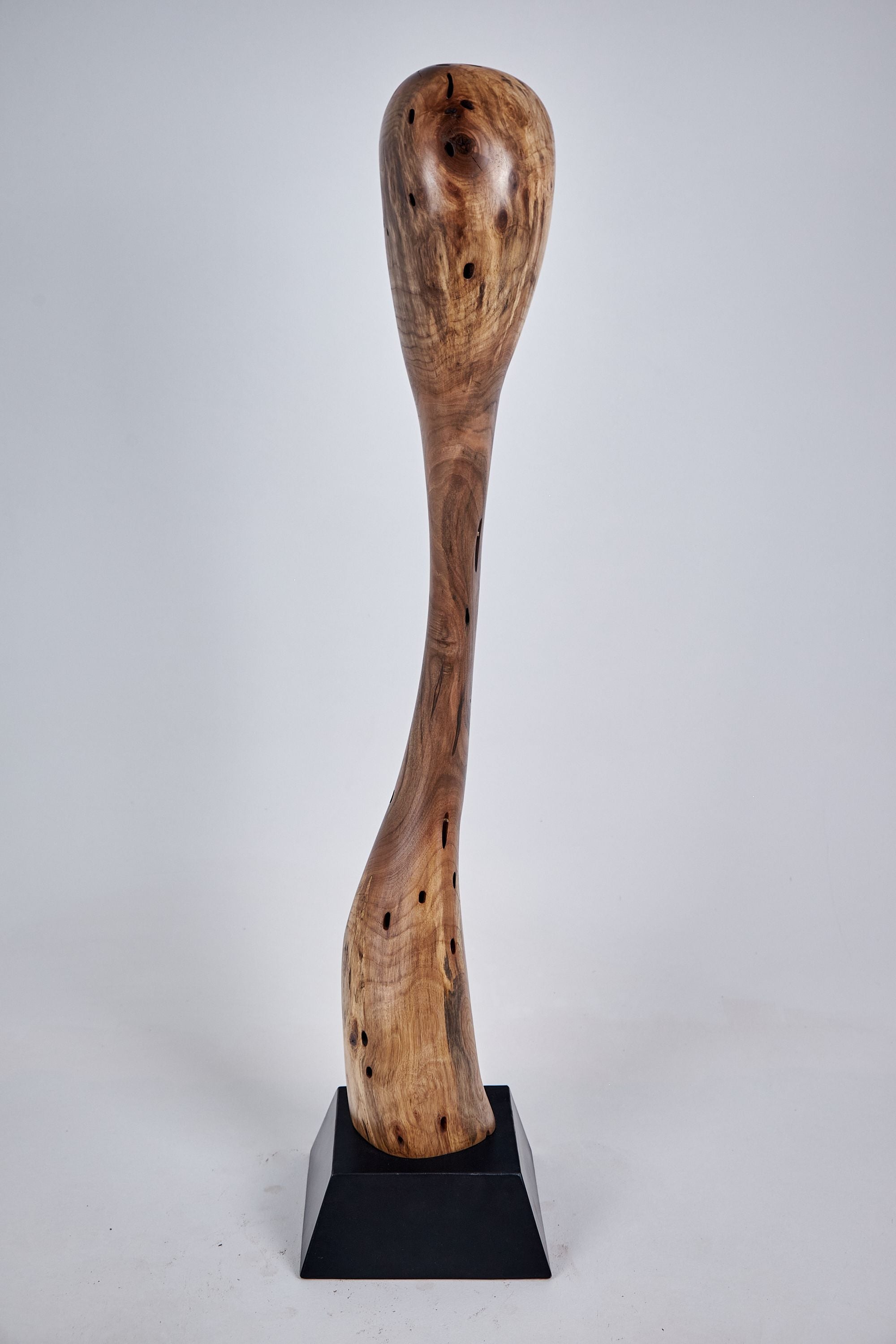 Still Stand Abstract Wood Sculpture - image 5