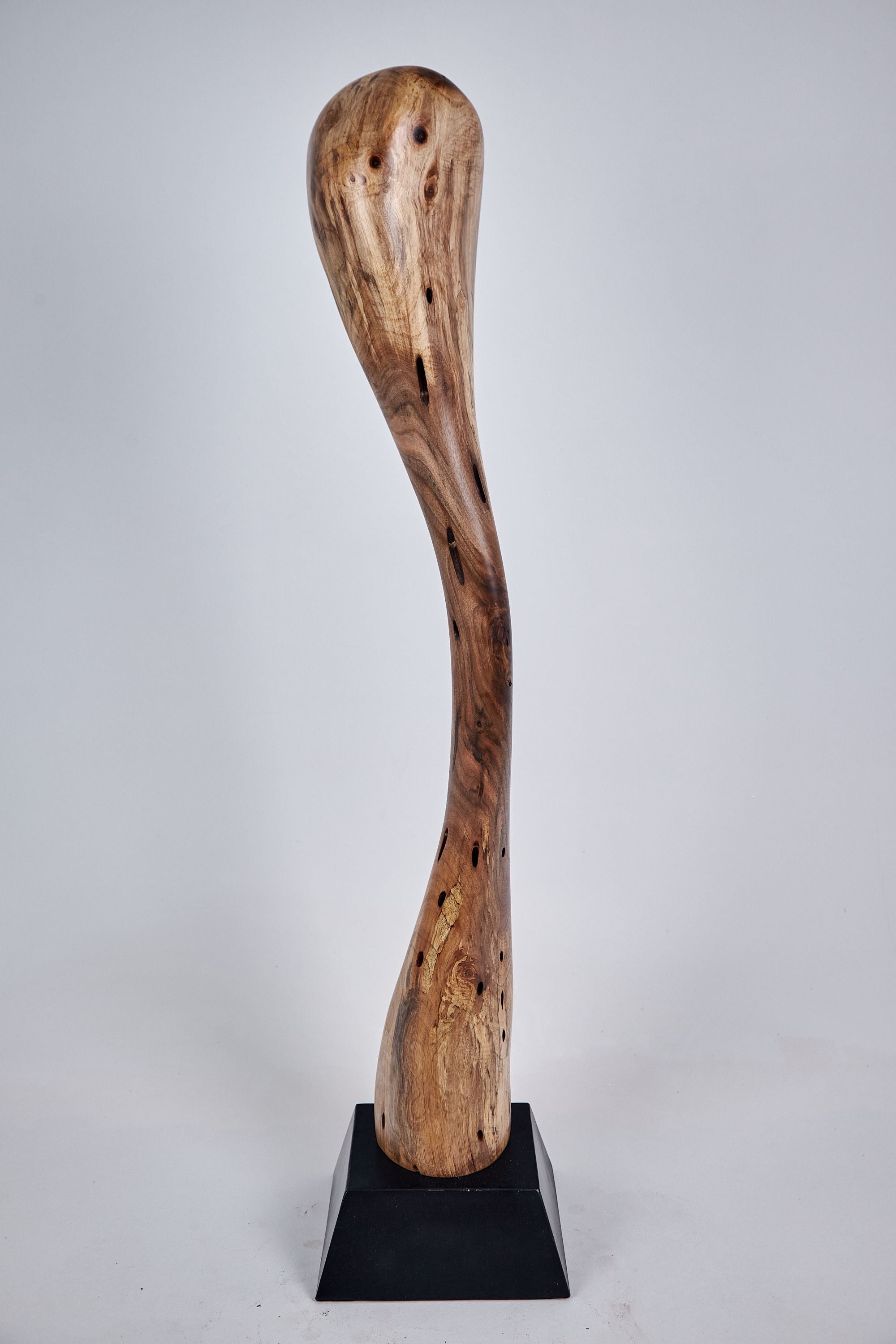 Still Stand Abstract Wood Sculpture - image 10