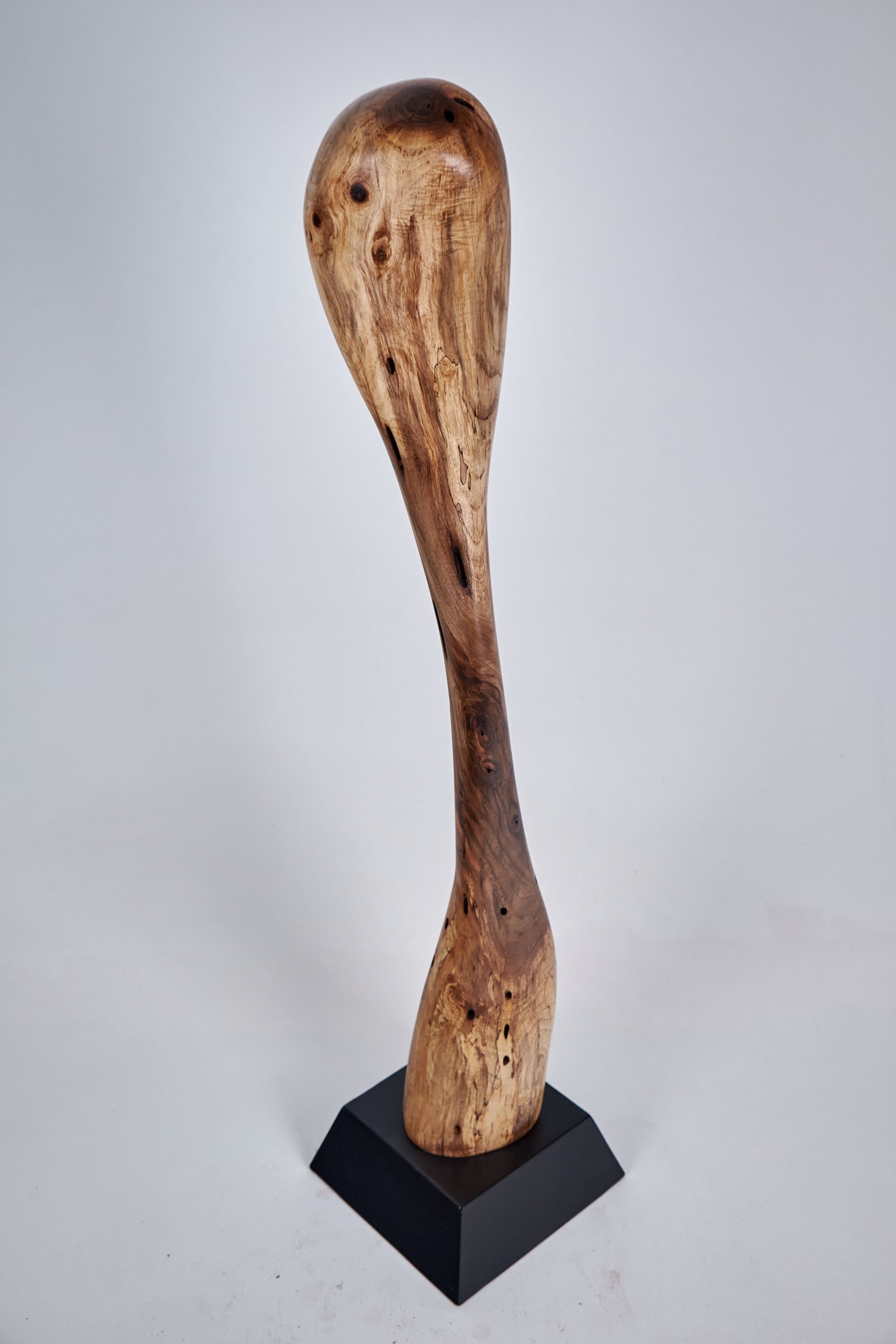 Still Stand Abstract Wood Sculpture - image 12