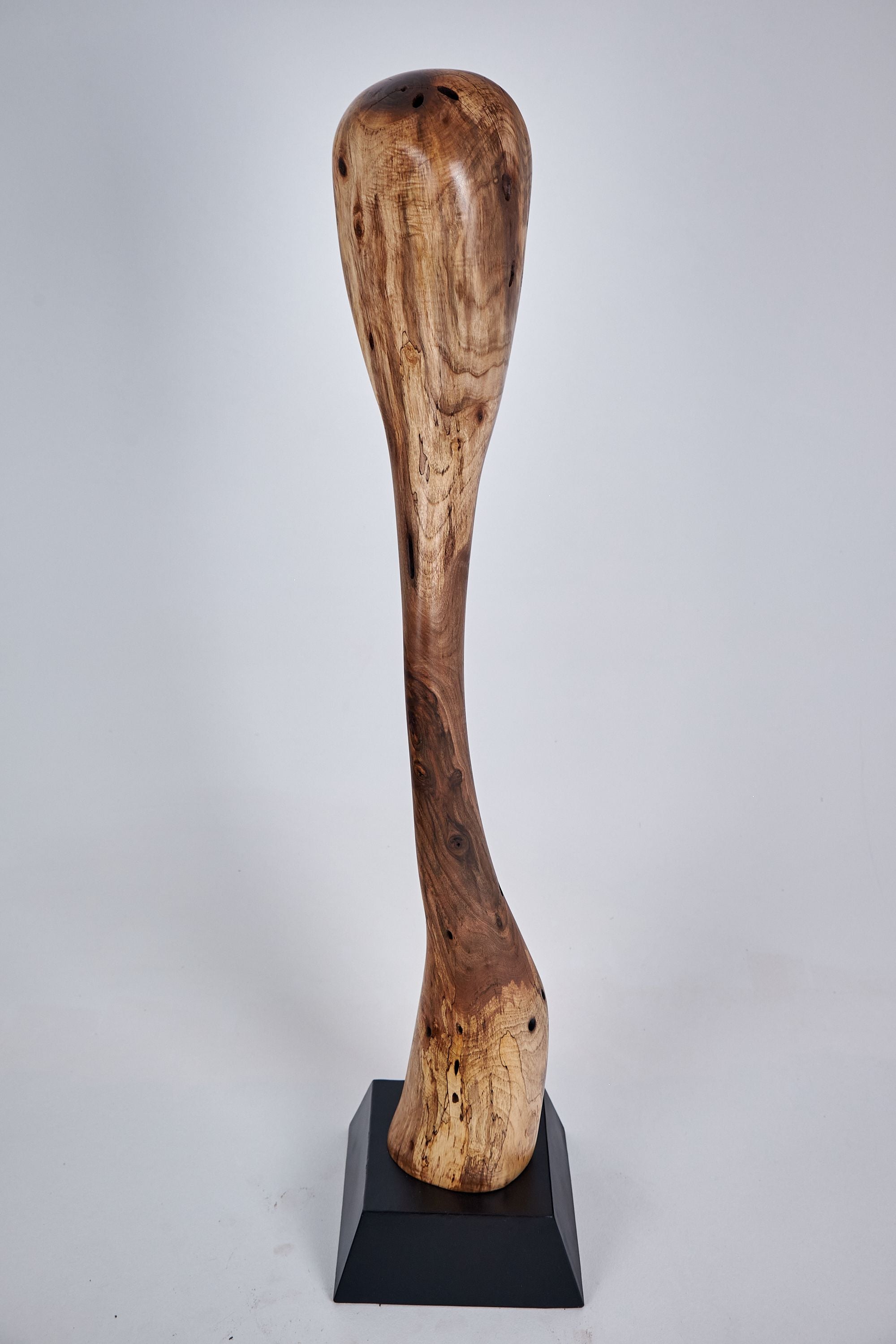 Still Stand Abstract Wood Sculpture - image 13